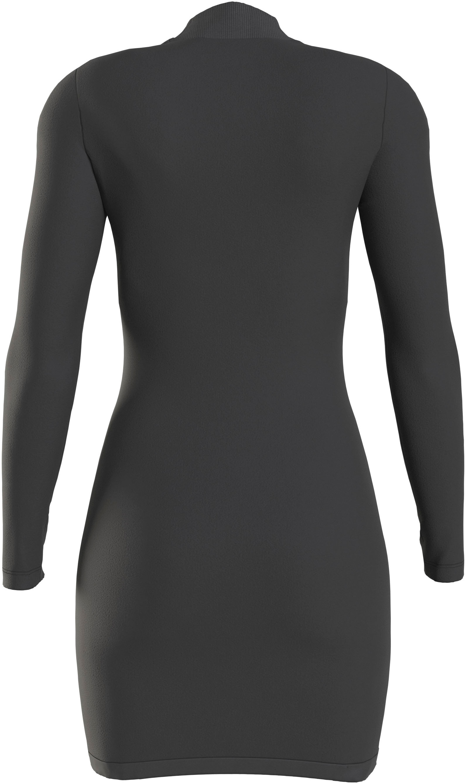 Calvin Klein Jeans Minikleid »WOVEN LABEL RIB LS DRESS«