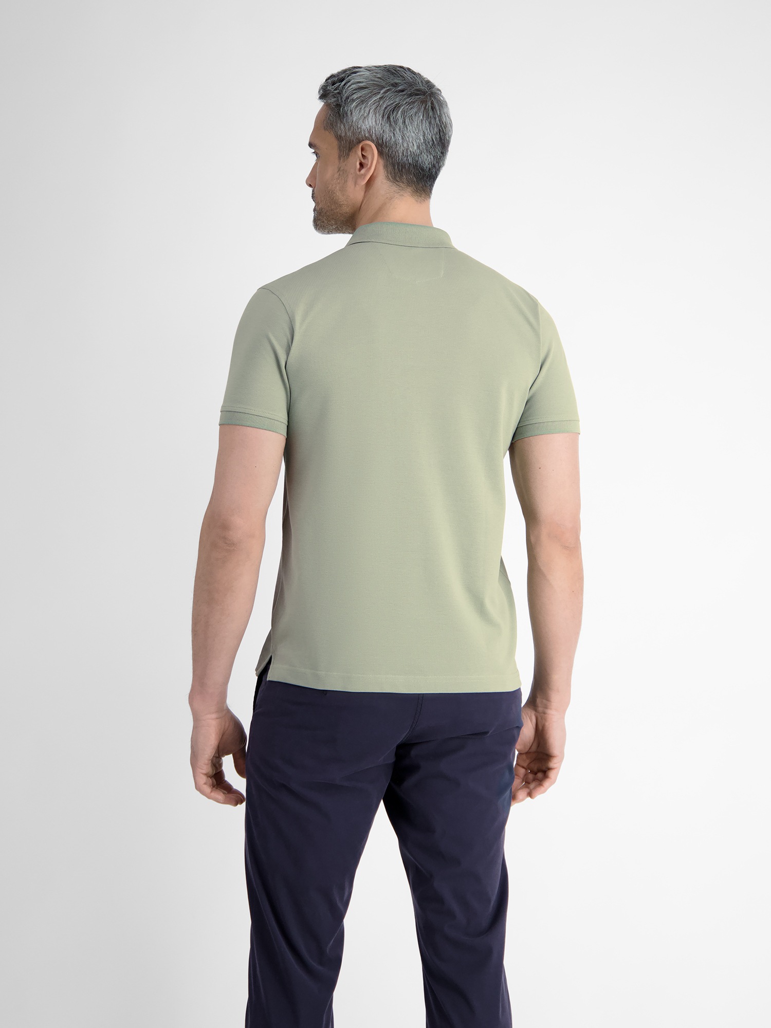 LERROS Poloshirt »LERROS Basic Poloshirt für Herren, unifarben«