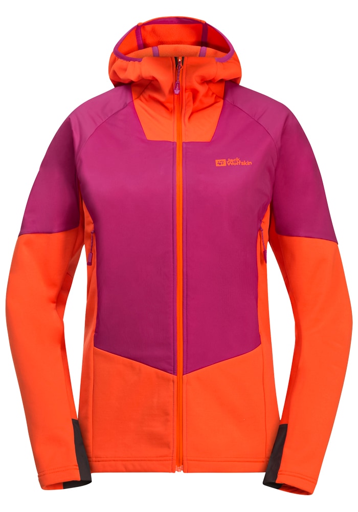 Jack Wolfskin Funktionsjacke »ALPSPITZE INS HYBRID W«, mit Kapuze