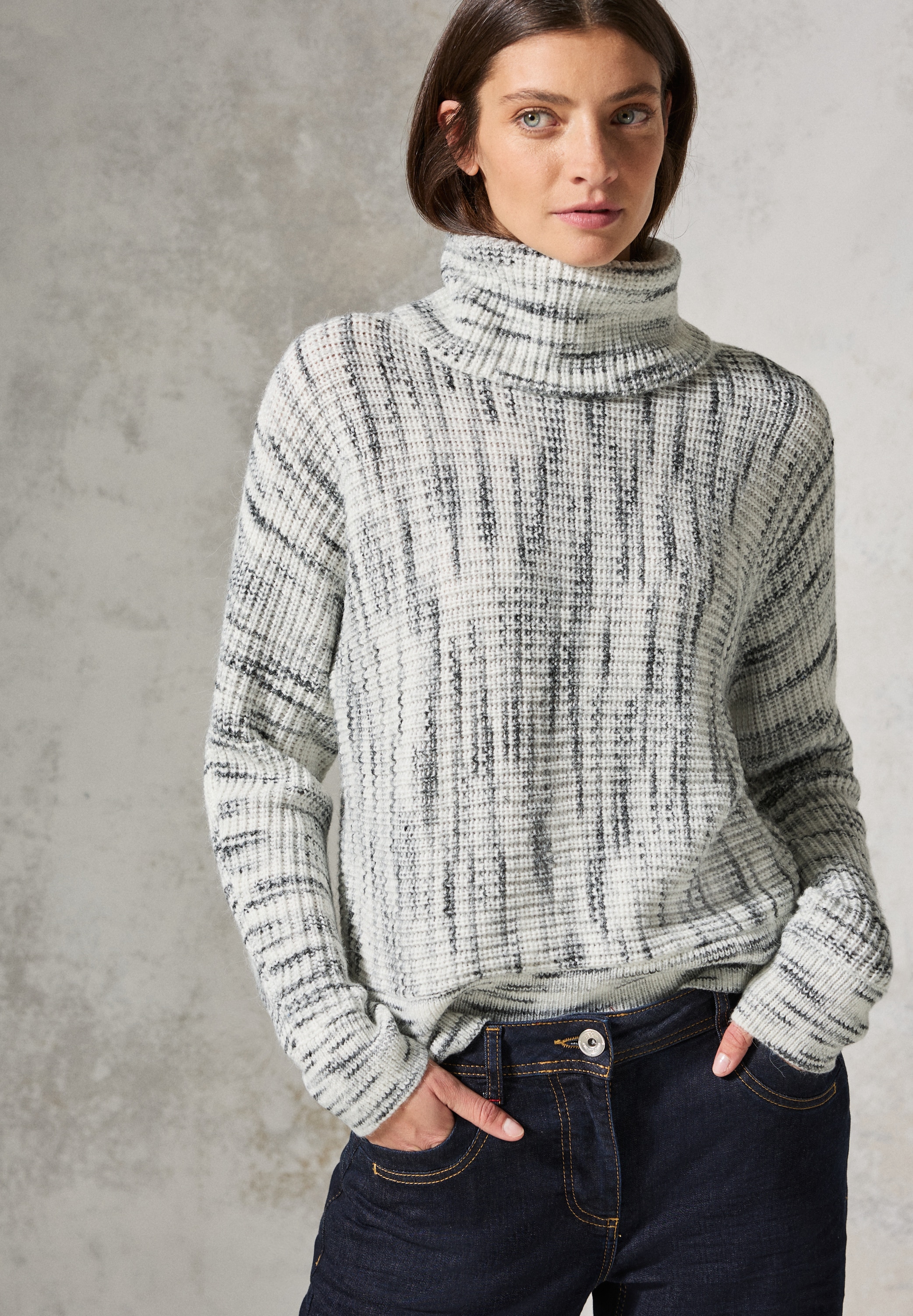 Cecil Strickpullover, mit Muster