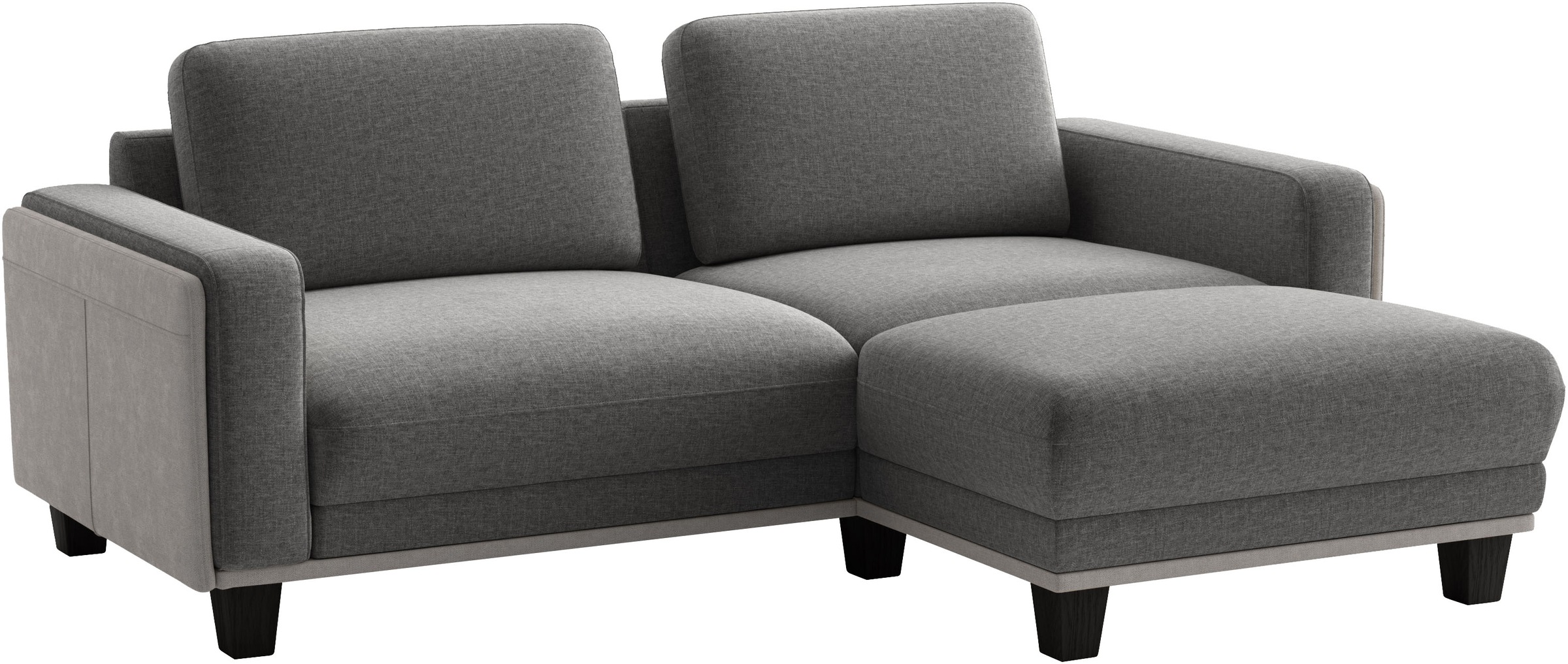 sit&more Ecksofa »Concept« Modernes Sofa in drei Fußfarben zur Auswahl