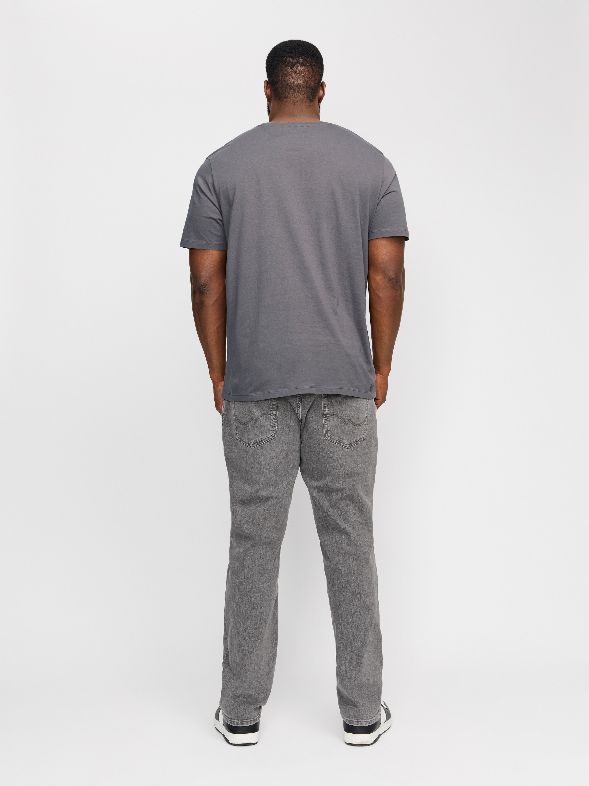 Jack & Jones PlusSize T-Shirt »JJELOGO TEE SS O-NECK 2 COL AW24 S PLS«, mit Frontprint