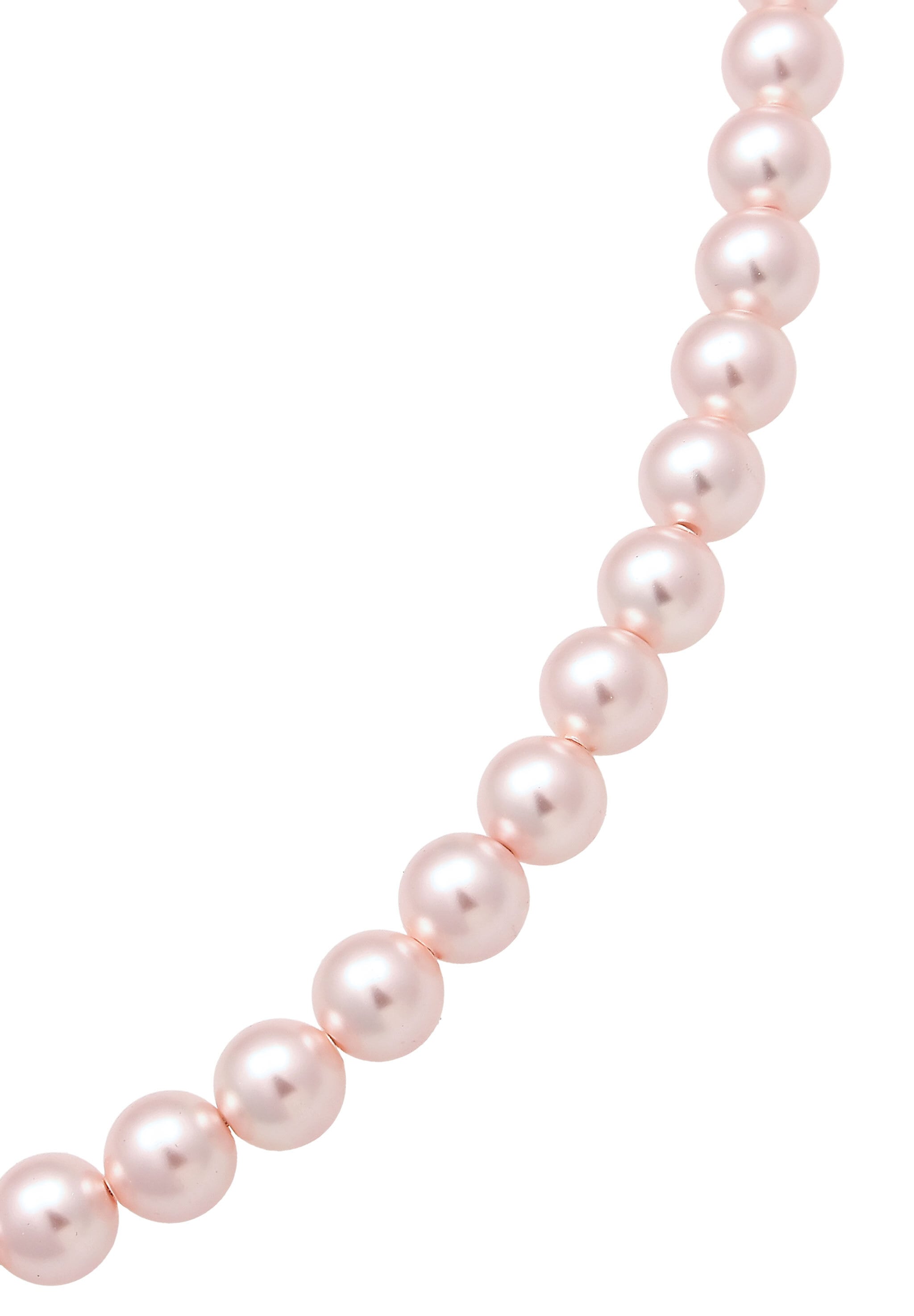 Nenalina Silberkette »Halskette Perlen von Swarovski® Rosa 925 Sterling Silber«