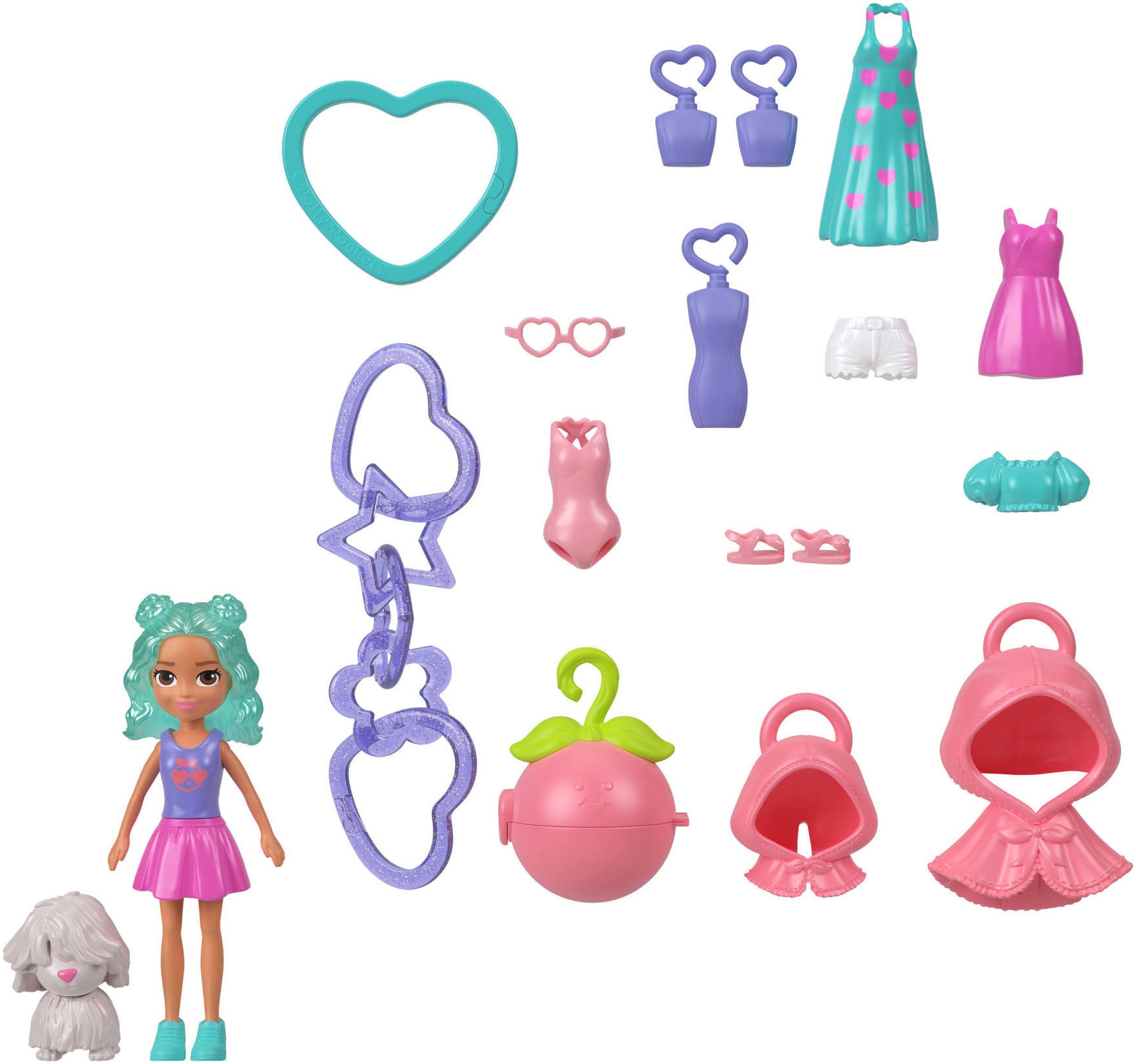 Polly Pocket Spielwelt »Anhänger« Lieferung erfolgt sortiert - Abbildungen dienen als Beispiele