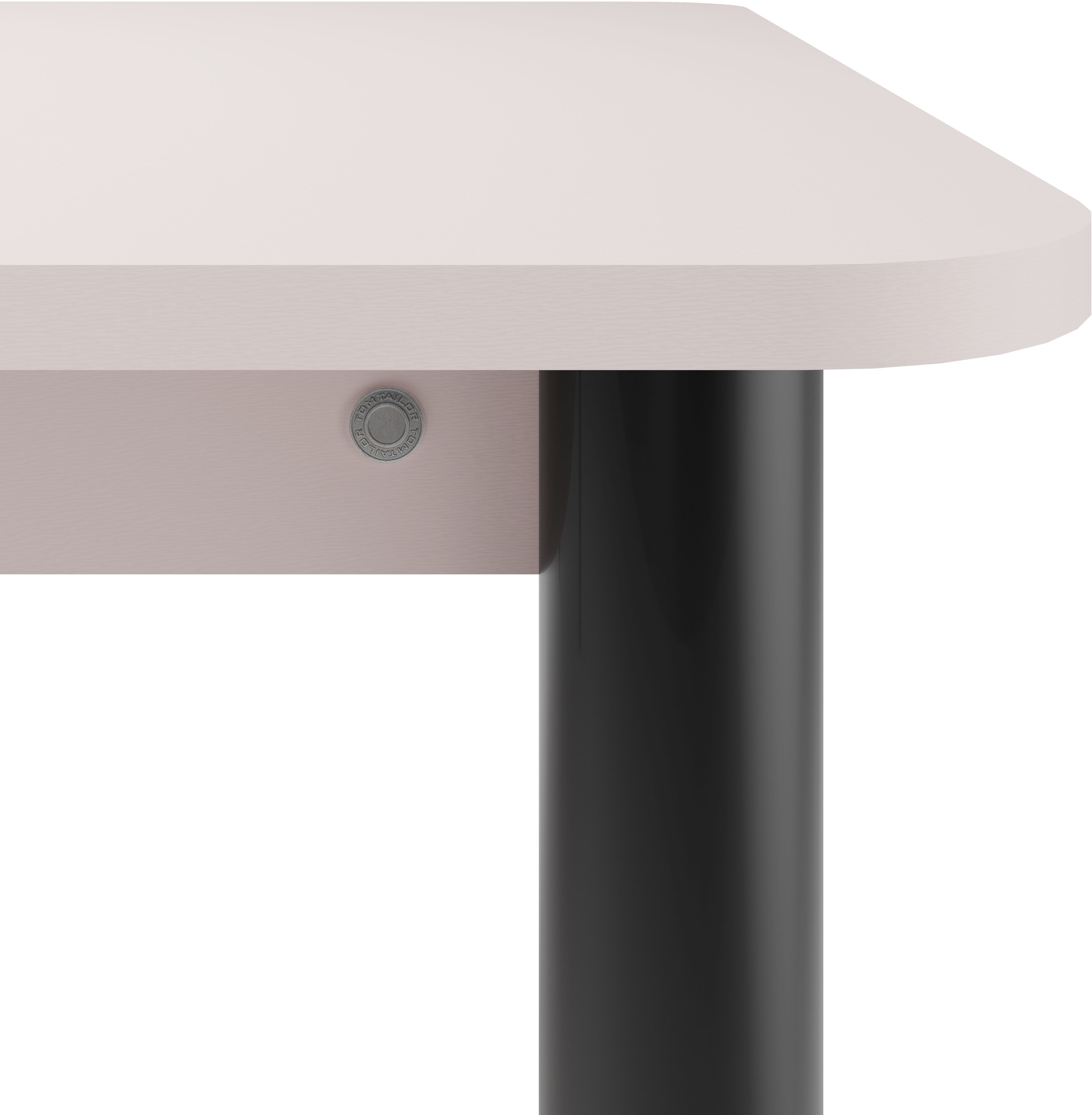 TOM TAILOR HOME Esstisch »COLOR TABLE«, (1 St.), Esstisch, 4-Fuß, 3 Größen, 3 Dekorfarben, 4 Fußfarben, ABS-Kante