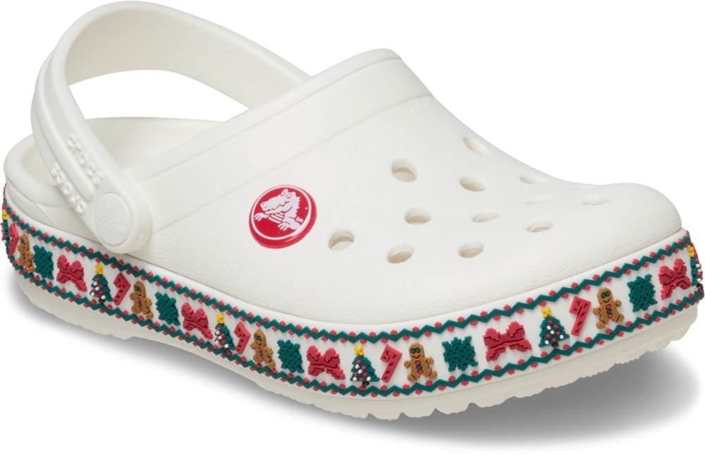 Crocs Clog »Crocband Holiday Clog T«  Weihnachtsschuh, Hausschuh mit buntem Festive Print