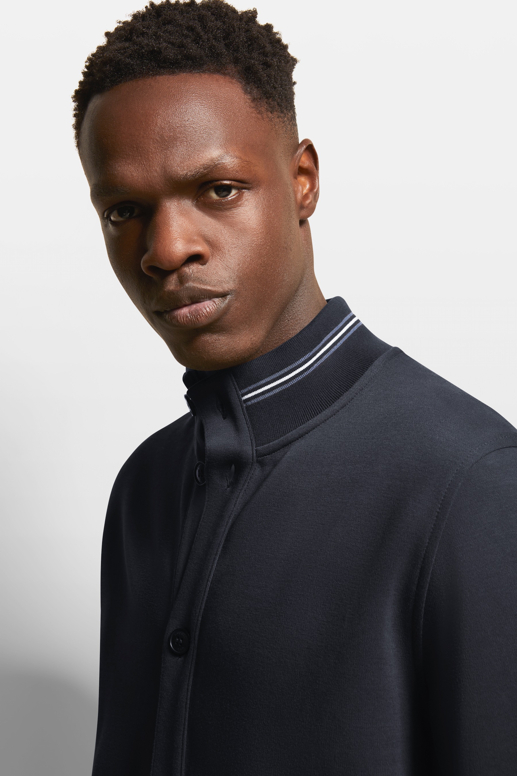 bugatti Sweatshirt , mit Collegekragen
