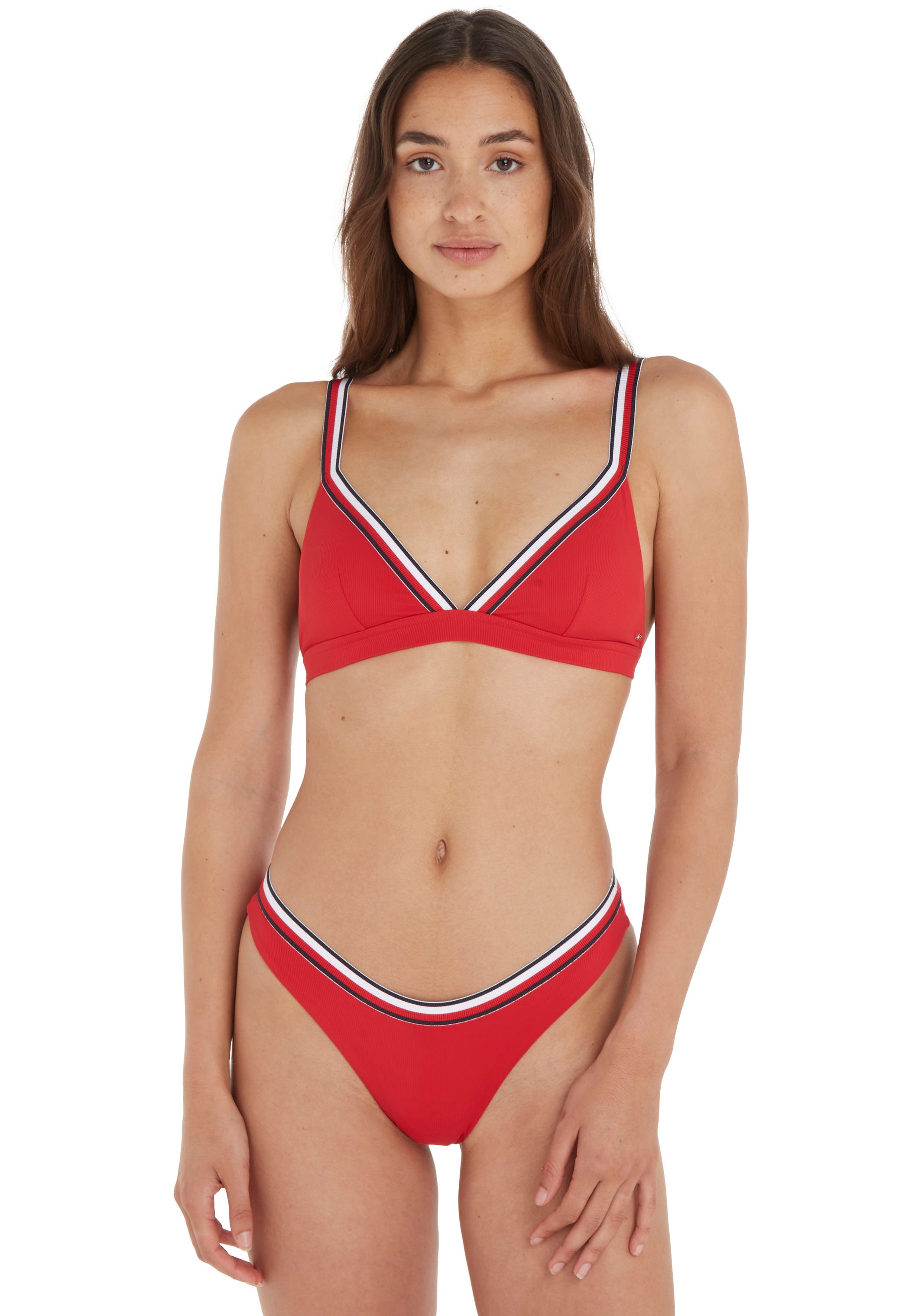 Tommy Hilfiger Swimwear Triangel-Bikini-Top »TRIANGLE RP« mit Rippenstruktur