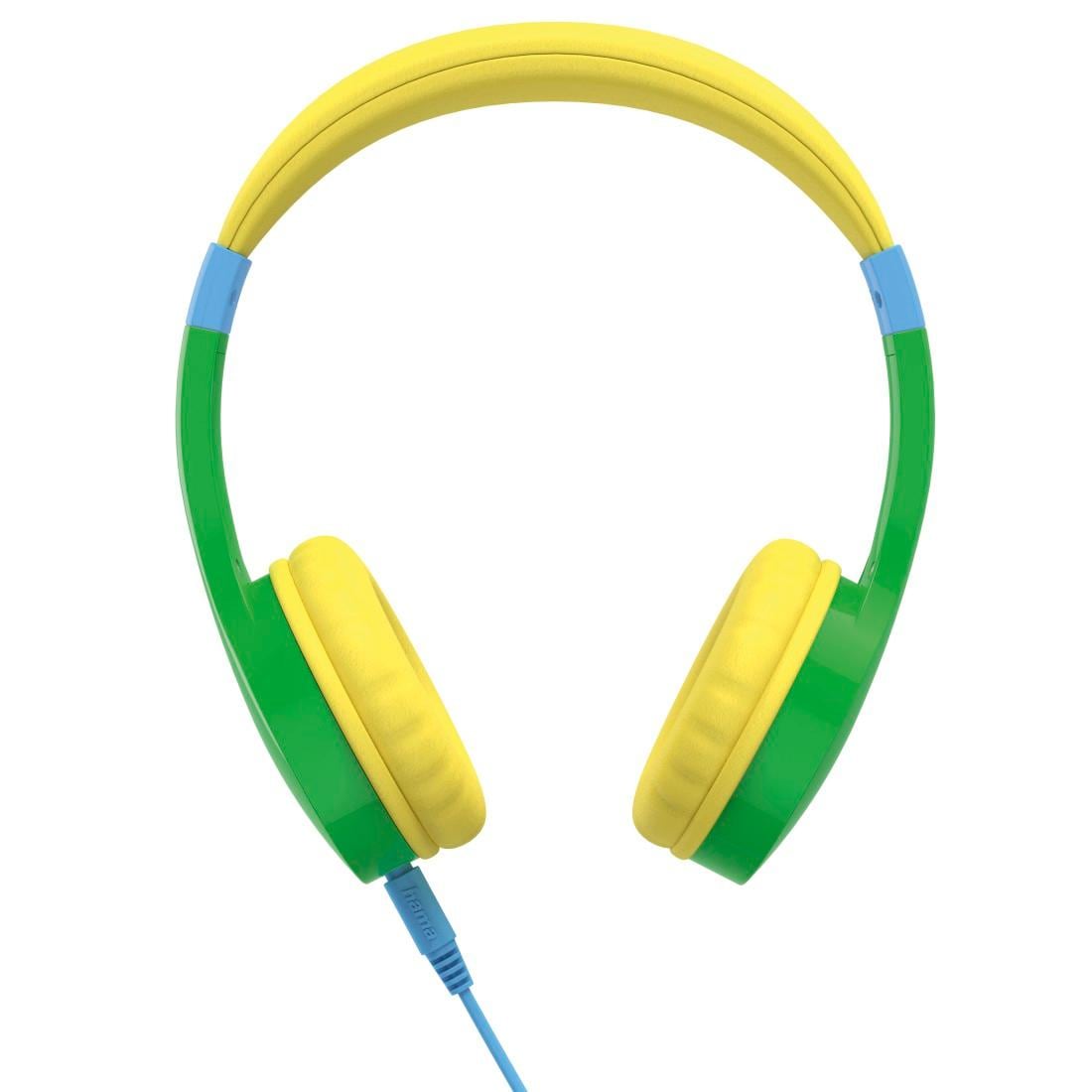 Hama Kinder-Kopfhörer »Kinderkopfhörer mit Kabel (85 dB Lautstärkebegrenzung, On-Ear)«, Sprachsteuerung, Größenverstellbar, Integriertes Mikrofon, Siri und Google Assistant