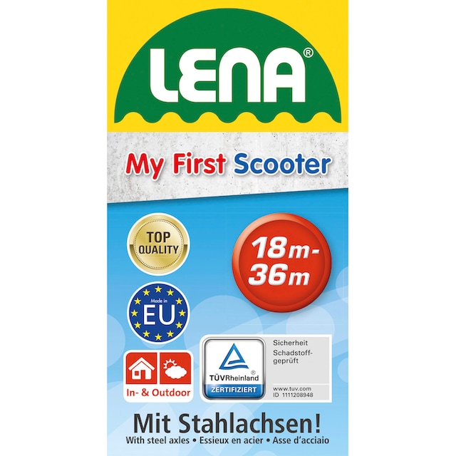 Lena® Kinderfahrzeug Lauflernhilfe »My First Scooter«, Made in Europe bei