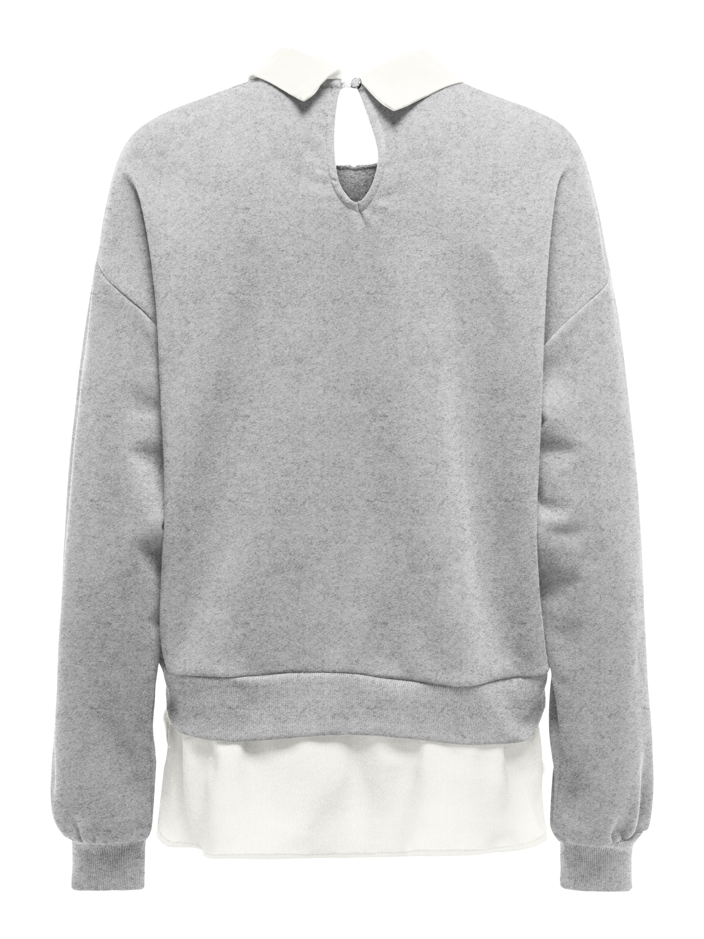 ONLY Sweatshirt »ONLANNI L/S WOVEN MIX SWT«
