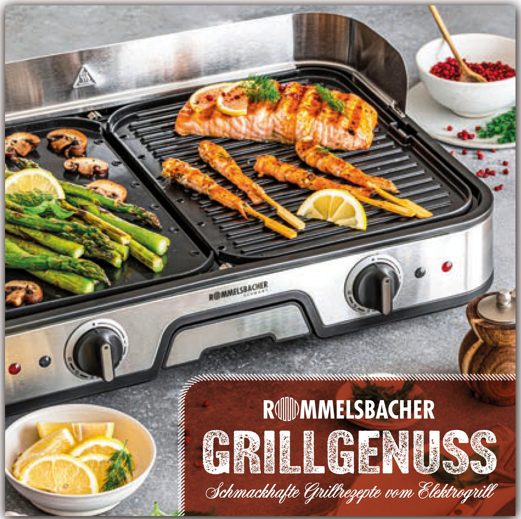 Rommelsbacher Tischgrill »BBQ 2025«, 2000 W