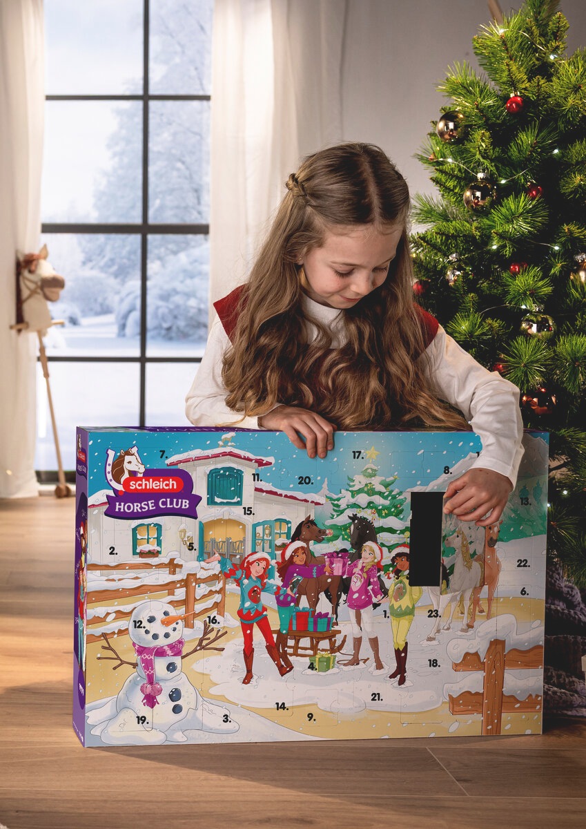 Schleich® Adventskalender »HORSE CLUB, Weihnachtliche Schlittenfahrt (99179)« ab 5 Jahren