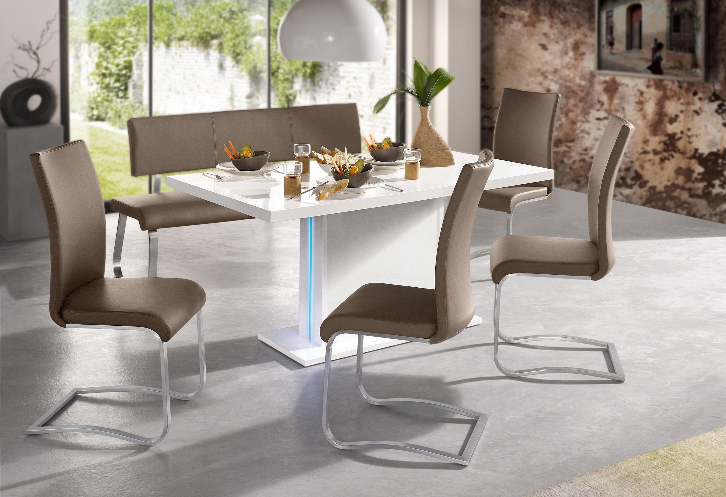 MCA furniture Polsterbank »Arco«, (1 kg, Raten bis Kunstleder, verschiedenen Breiten 280 belastbar St.), bestellen auf in