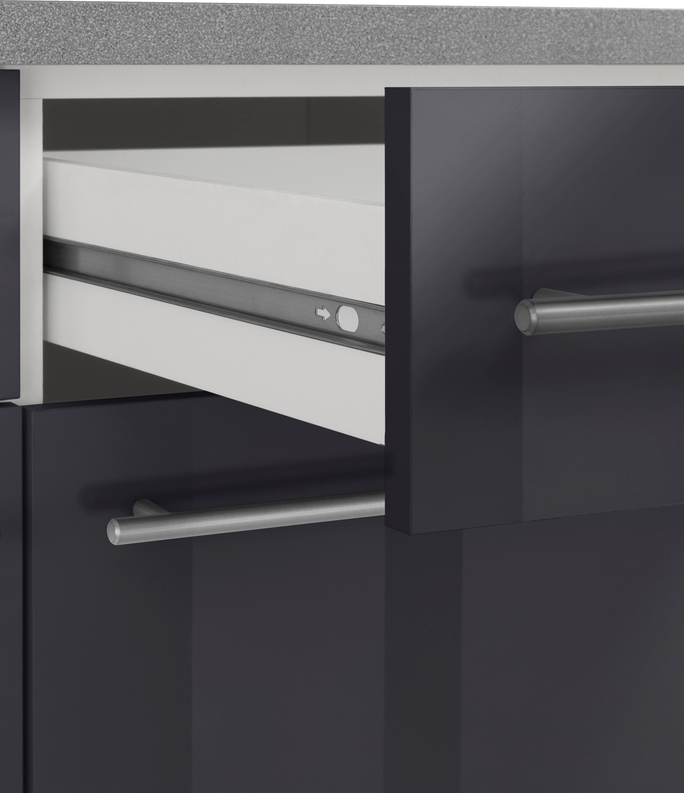 wiho Küchen Küche »Chicago« ohne E-Geräte, Breite 180 cm