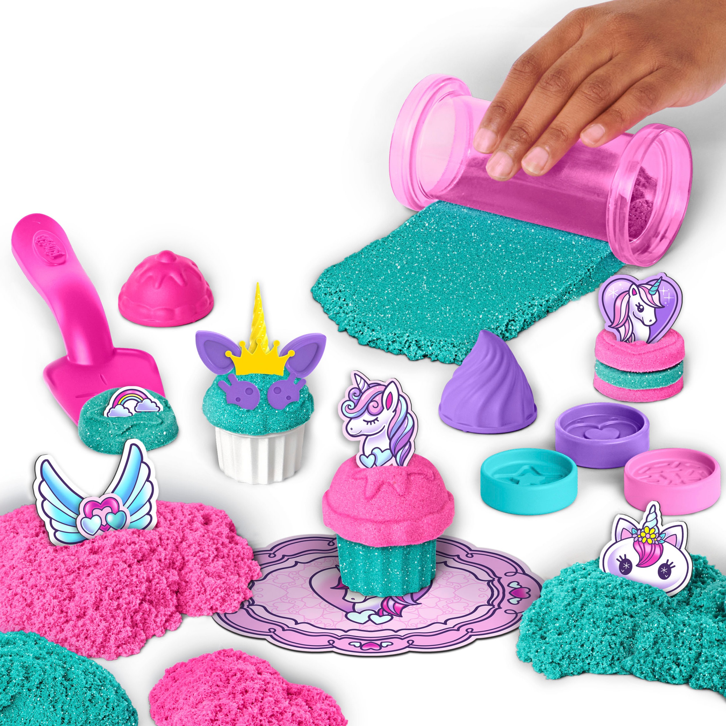 Spin Master Kreativset »Kinetic Sand - Unicorn Bake Shoppe 454 g«