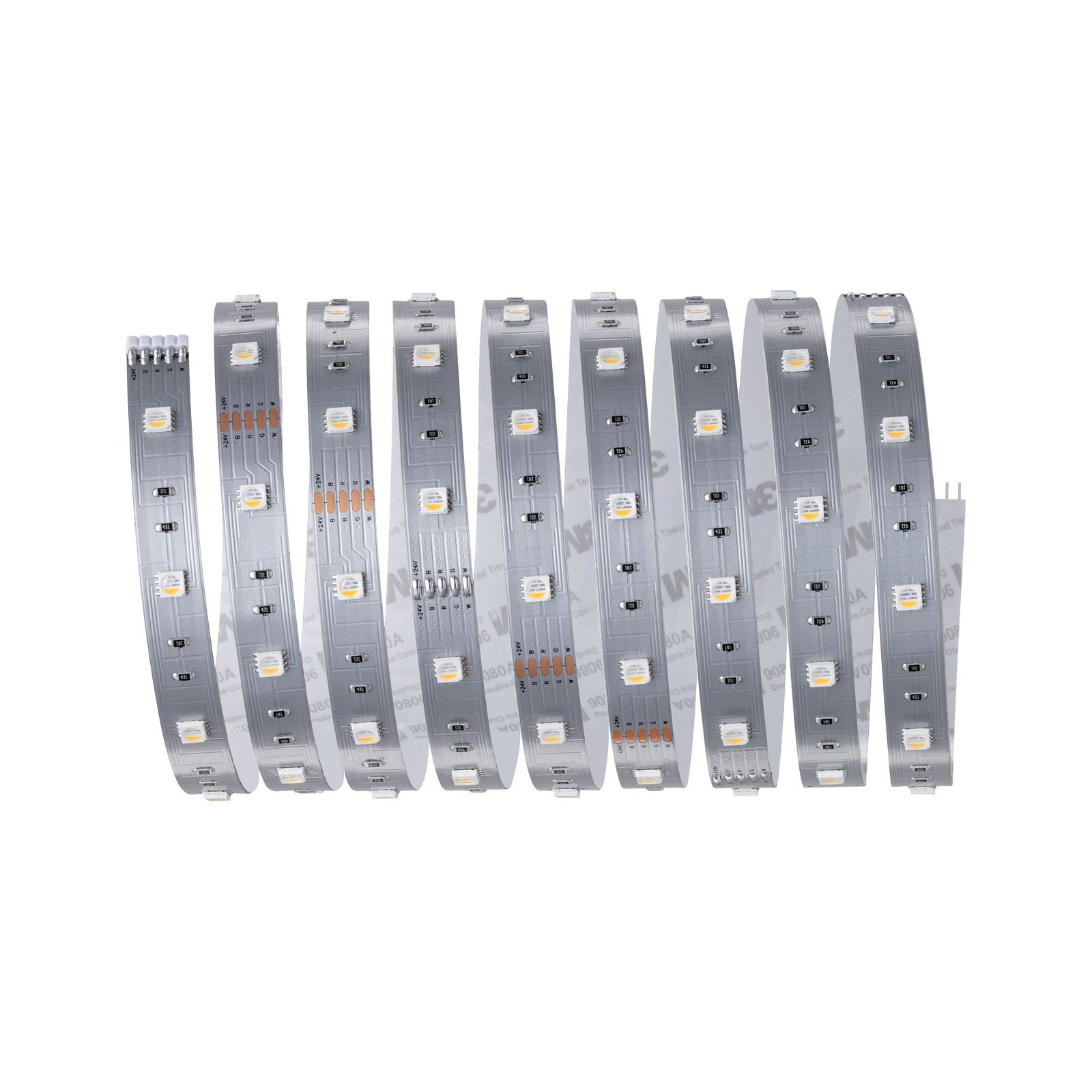 LED-Streifen »MaxLED 250 Stripe 2,5m RGBW IP20 3000K 17W 24V Silber«, 1 St.-flammig