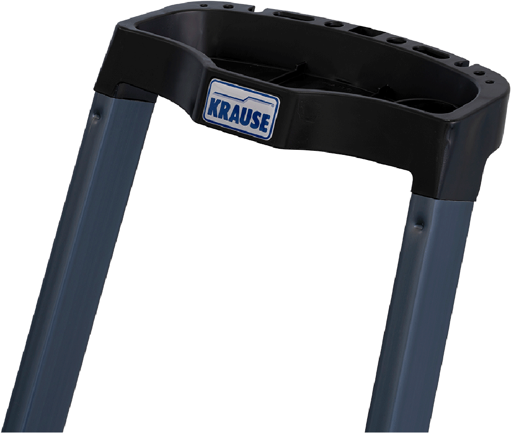 KRAUSE Stehleiter »SePro S«, Alu eloxiert, 1x6 Stufen, Arbeitshöhe ca. 325 cm