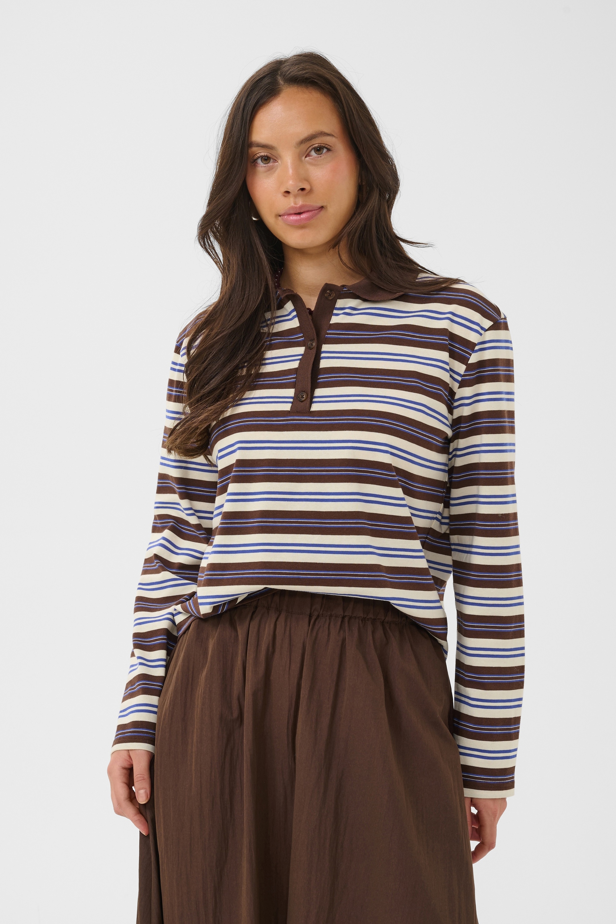 Saint Tropez Blusentop »Damen Poloshirt TatySZ«