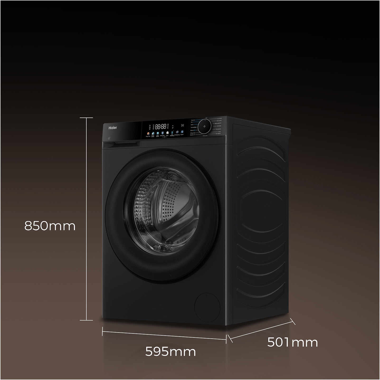 Haier Waschmaschine »HW90-BP14657BTU1« 9 kg 1400 U/min Smart AI Automatikprogramm & Wi-Fi