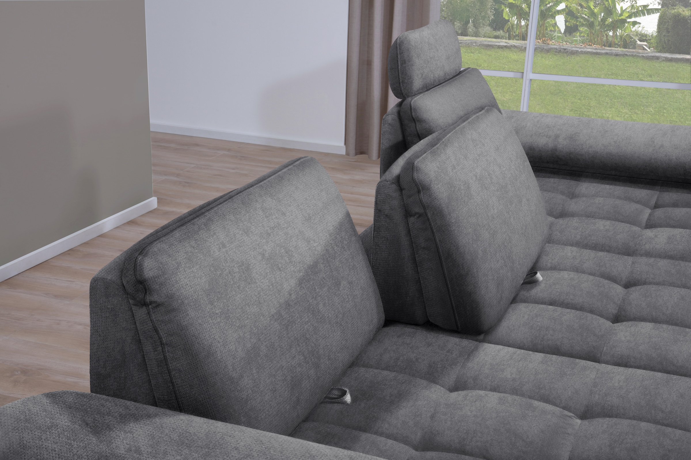 alina Ecksofa »Royce«, inklusive Sitztiefenverstellung, 270 cm breit