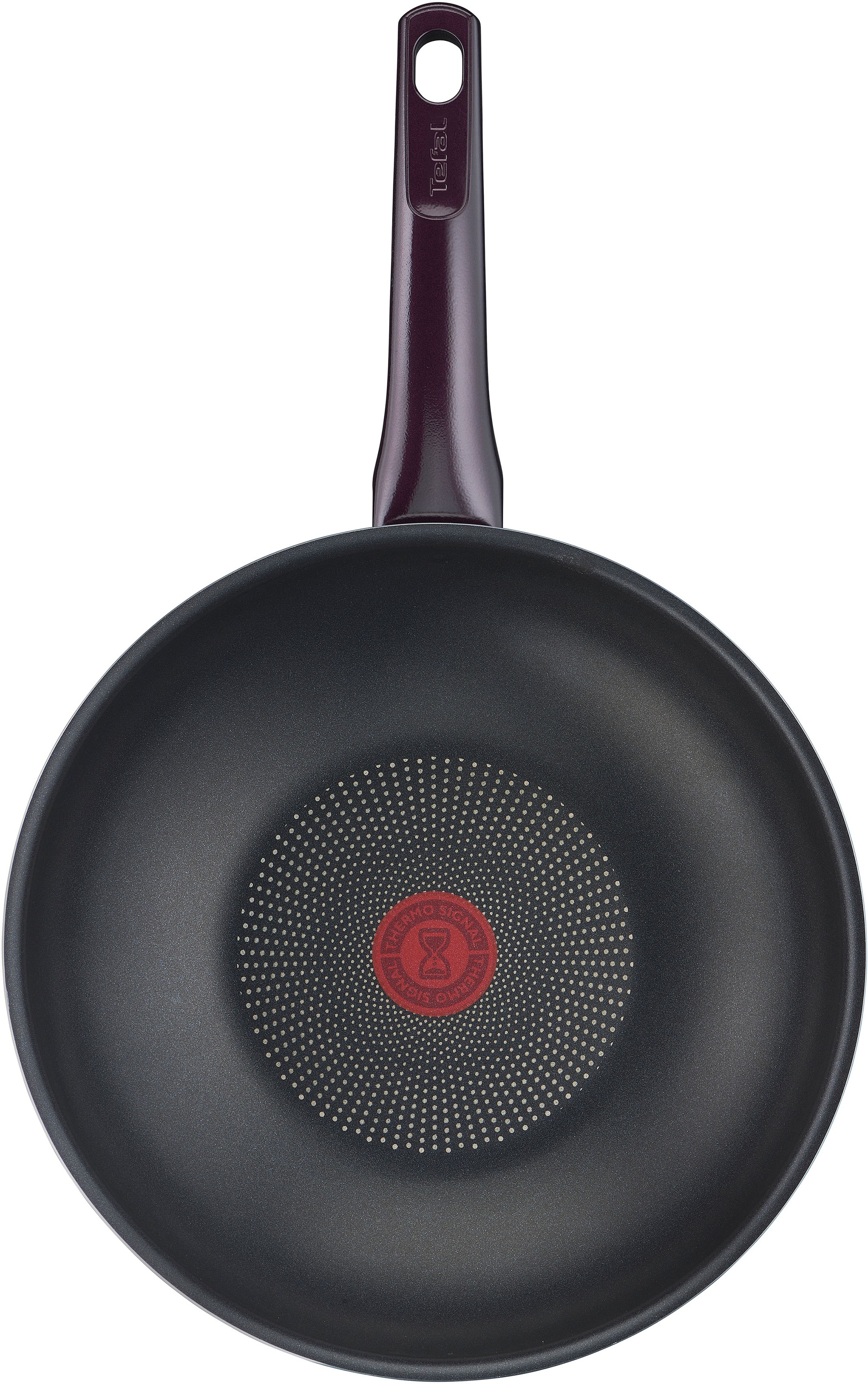 Tefal Wok »Resist Intense«, Aluminium, (1 tlg.), Emaille, Antihaft, Thermo-Signal, alle Herdarten außer Induktion