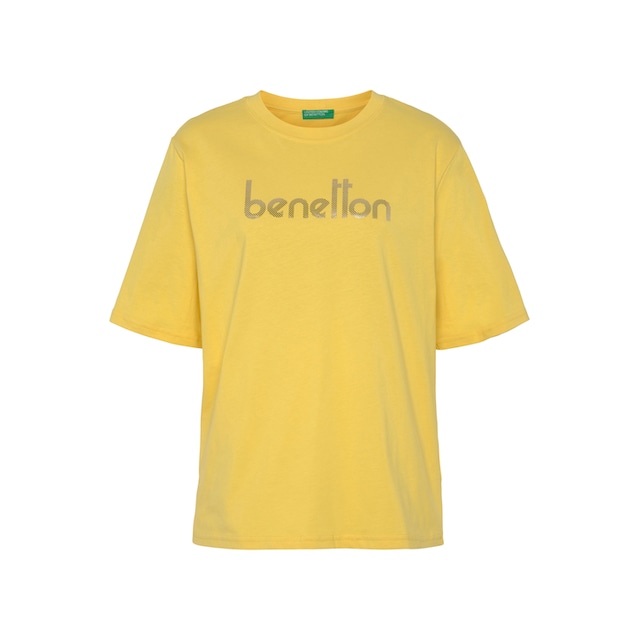 United Colors of Benetton T-Shirt, mit Logodruck auf der Brust bei ♕