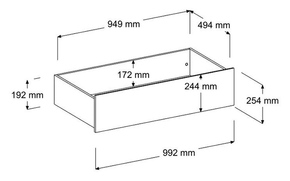 Parisot Jugendzimmer-Set »Parisot Sleep 12« Set, 3 tlg. Rückwand am Stauraumett drehbar - Weiß oder Eiche