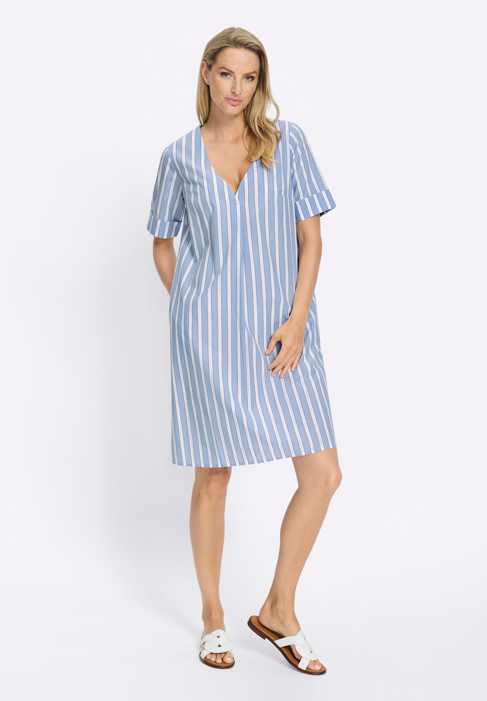 heine Sommerkleid »Druck-Kleid Druckkleid im Streifen-Look«