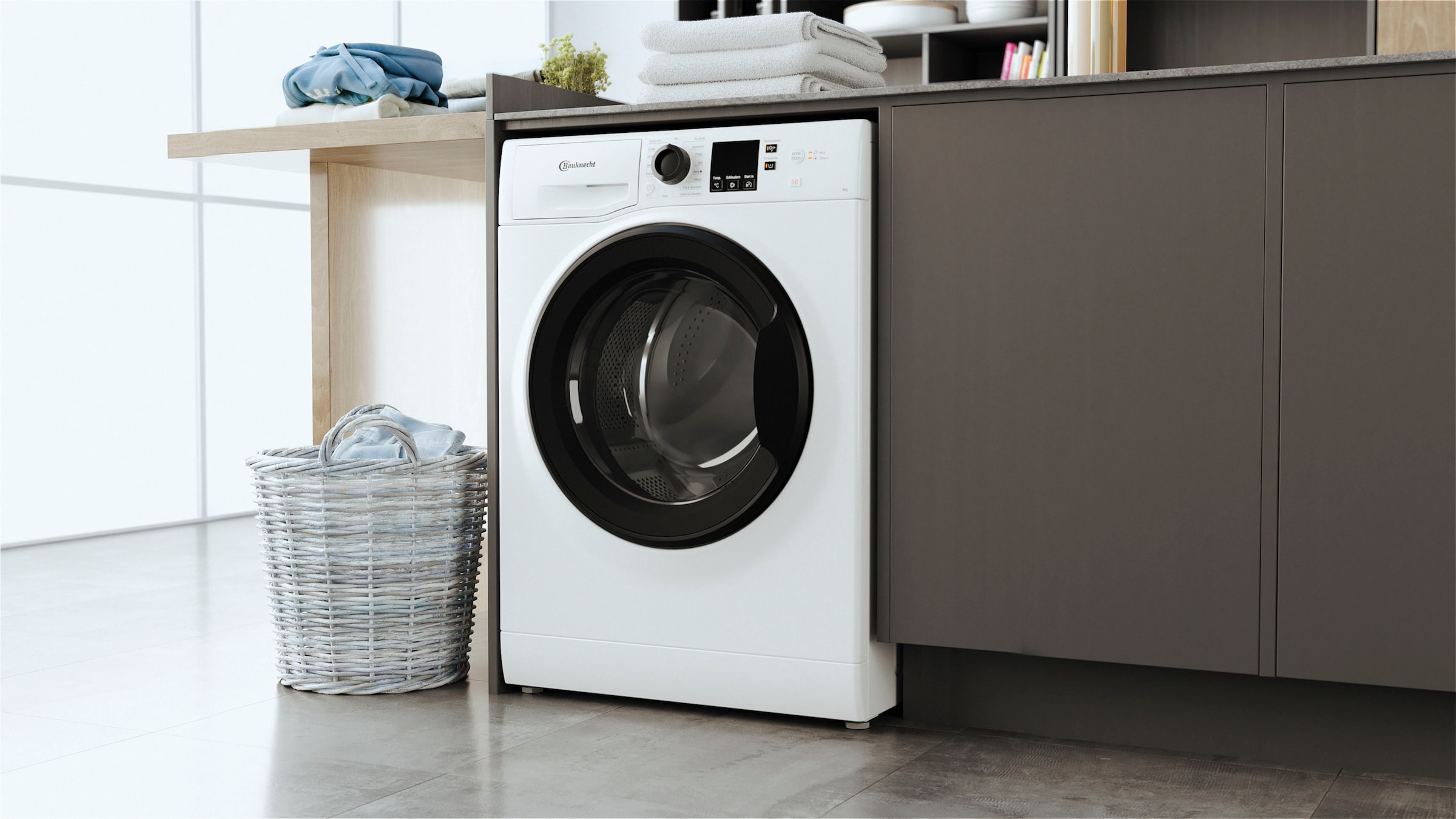 BAUKNECHT Waschmaschine »BPW 914 B«, BPW 914 B, 9 kg, 1400 U/min mit 3  Jahren XXL Garantie