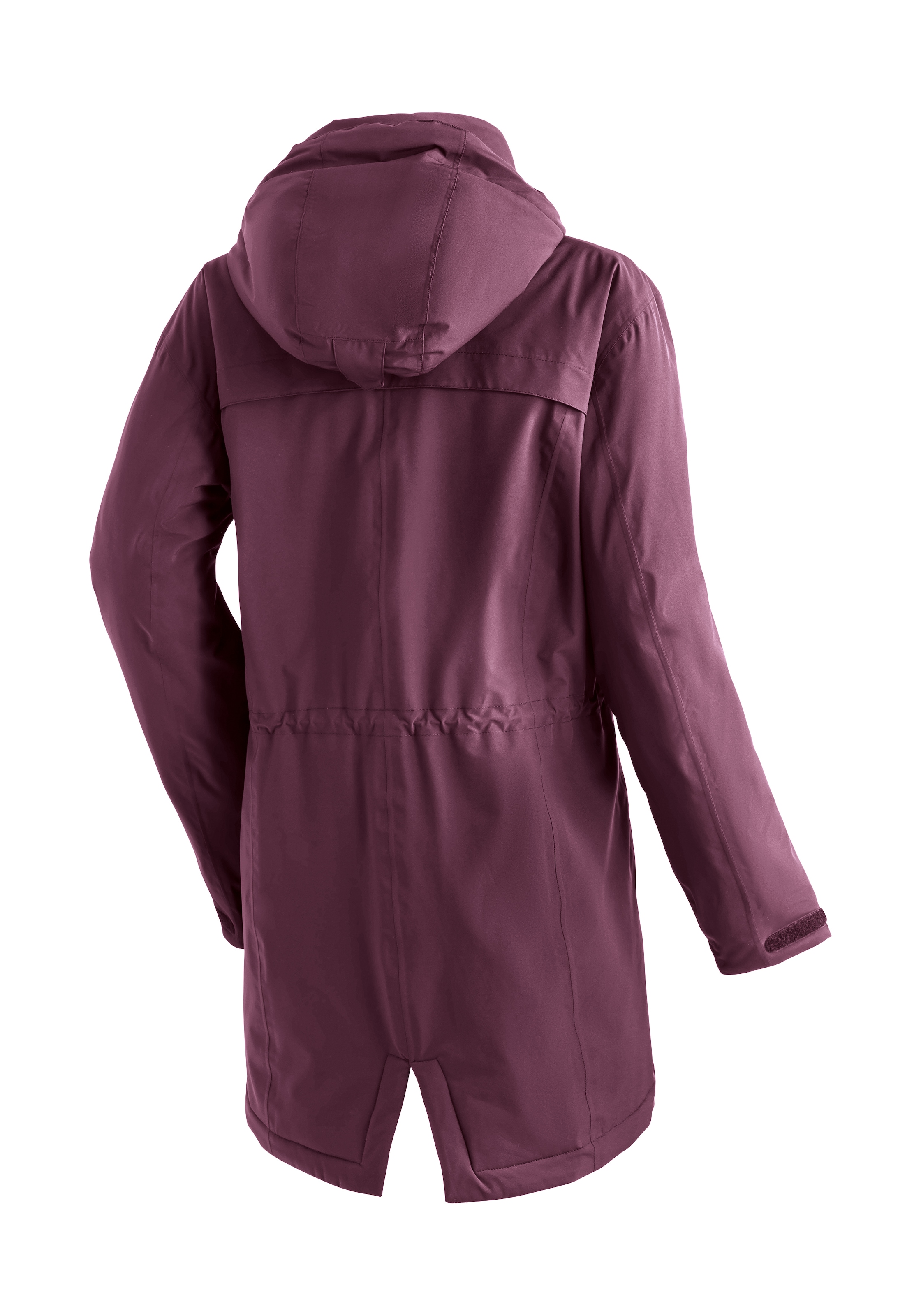 Maier Sports Funktionsmantel »Metor Coat W« Damen Mantel, Outdoormantel wind/wasserdicht, 4 geräumige Taschen