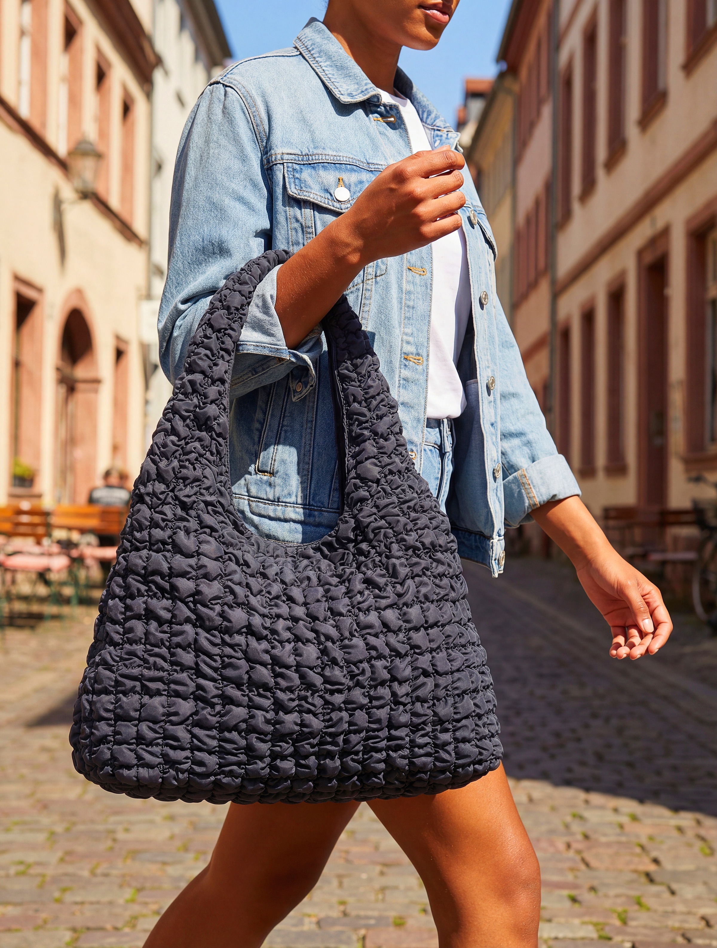 LSCN by LASCANA Shopper »Schultertasche« Handtasche, Einkaufstasche, Damentasche, Badetasche VEGAN