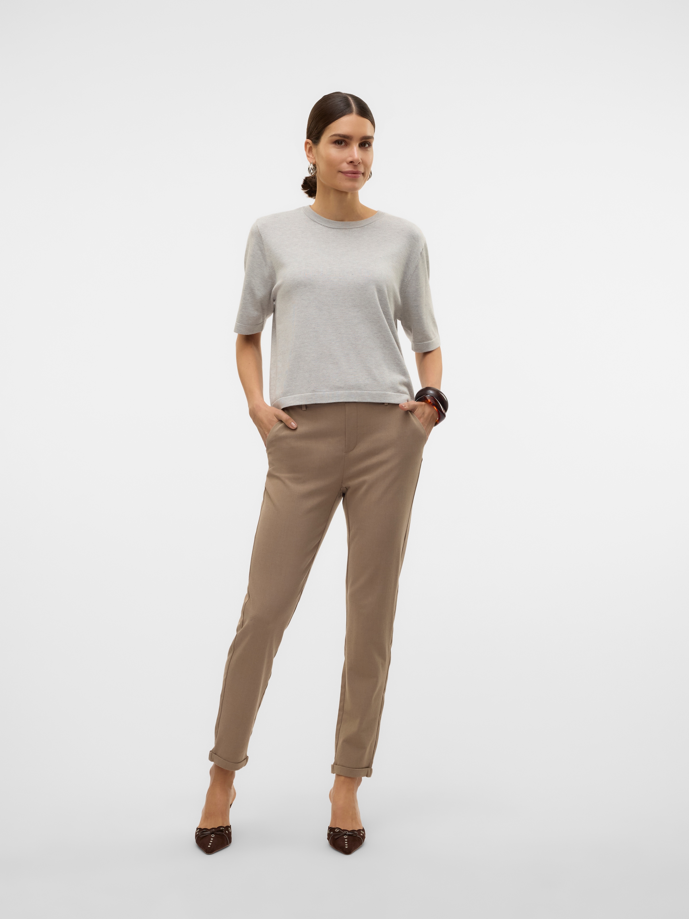 Vero Moda Anzughose »VMMAYA MONE MW LOOSE TAILOR PANT NOOS«