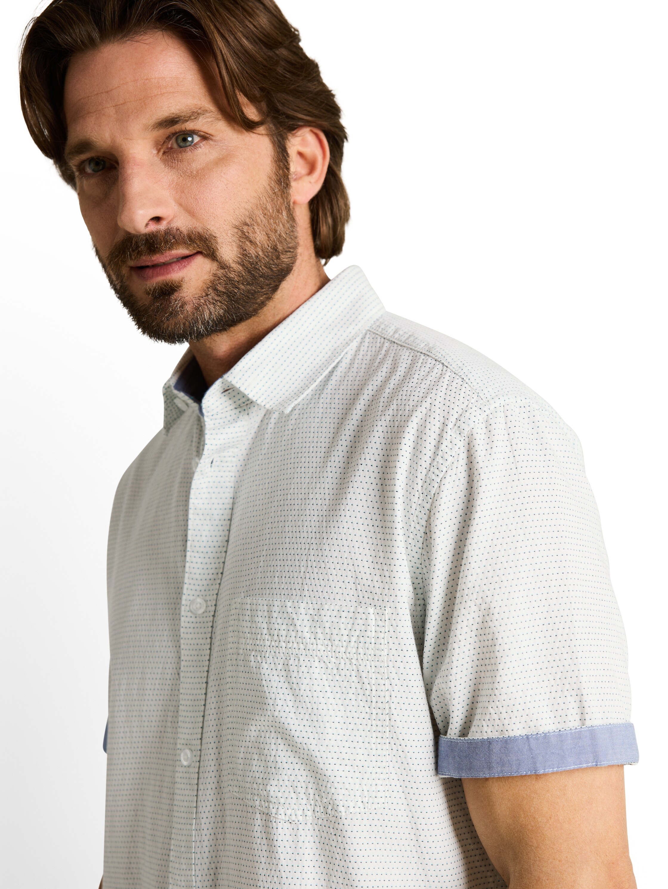 TOM TAILOR Kurzarmhemd mit Minimalprint