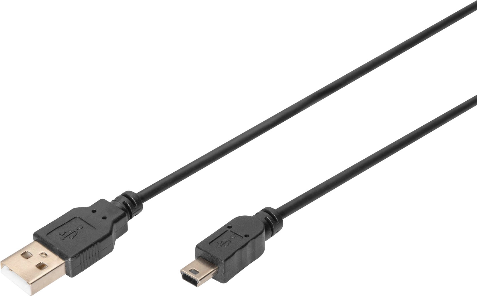 USB-Kabel »USB 2.0-Anschlusskabel, Typ A auf Mini B«, USB 2.0 Mini-B, USB Typ A, 108 cm