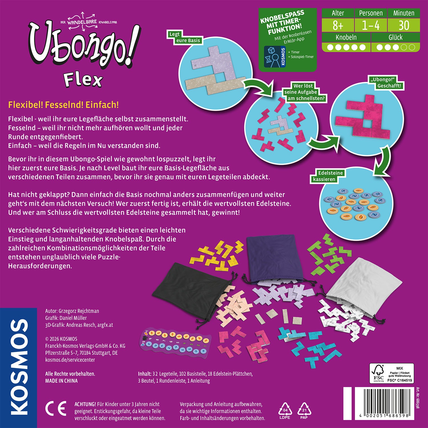 Kosmos Spiel »Ubongo! Flex«
