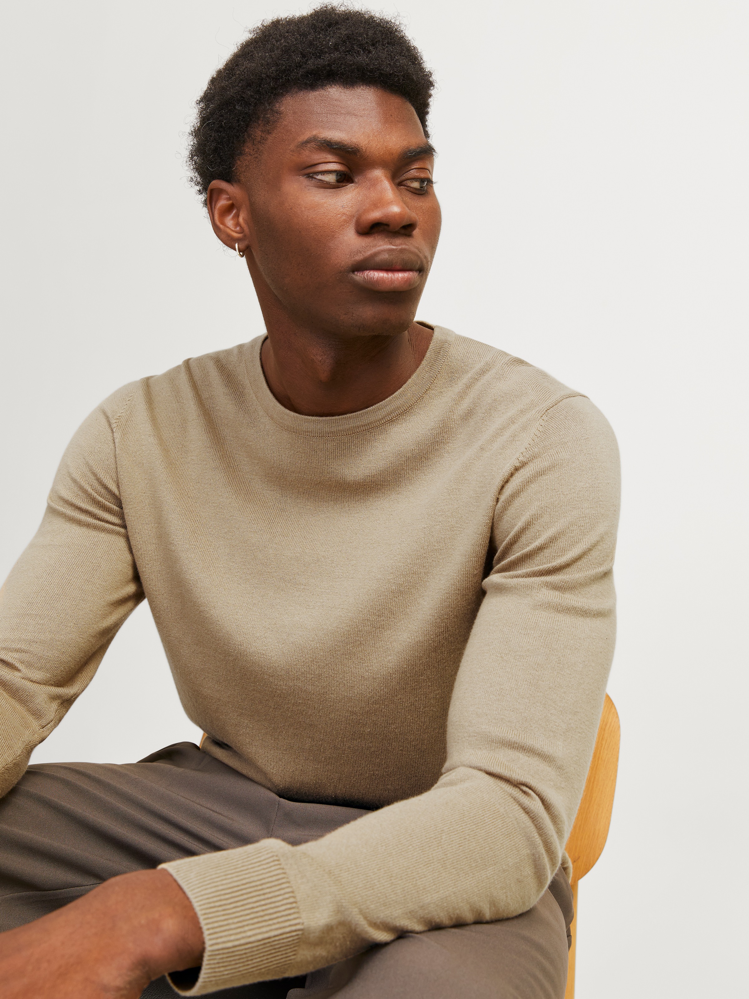 Jack & Jones Strickpullover »JJEEMIL KNIT CREW NECK NOOS«, mit Rundhalsausschnitt