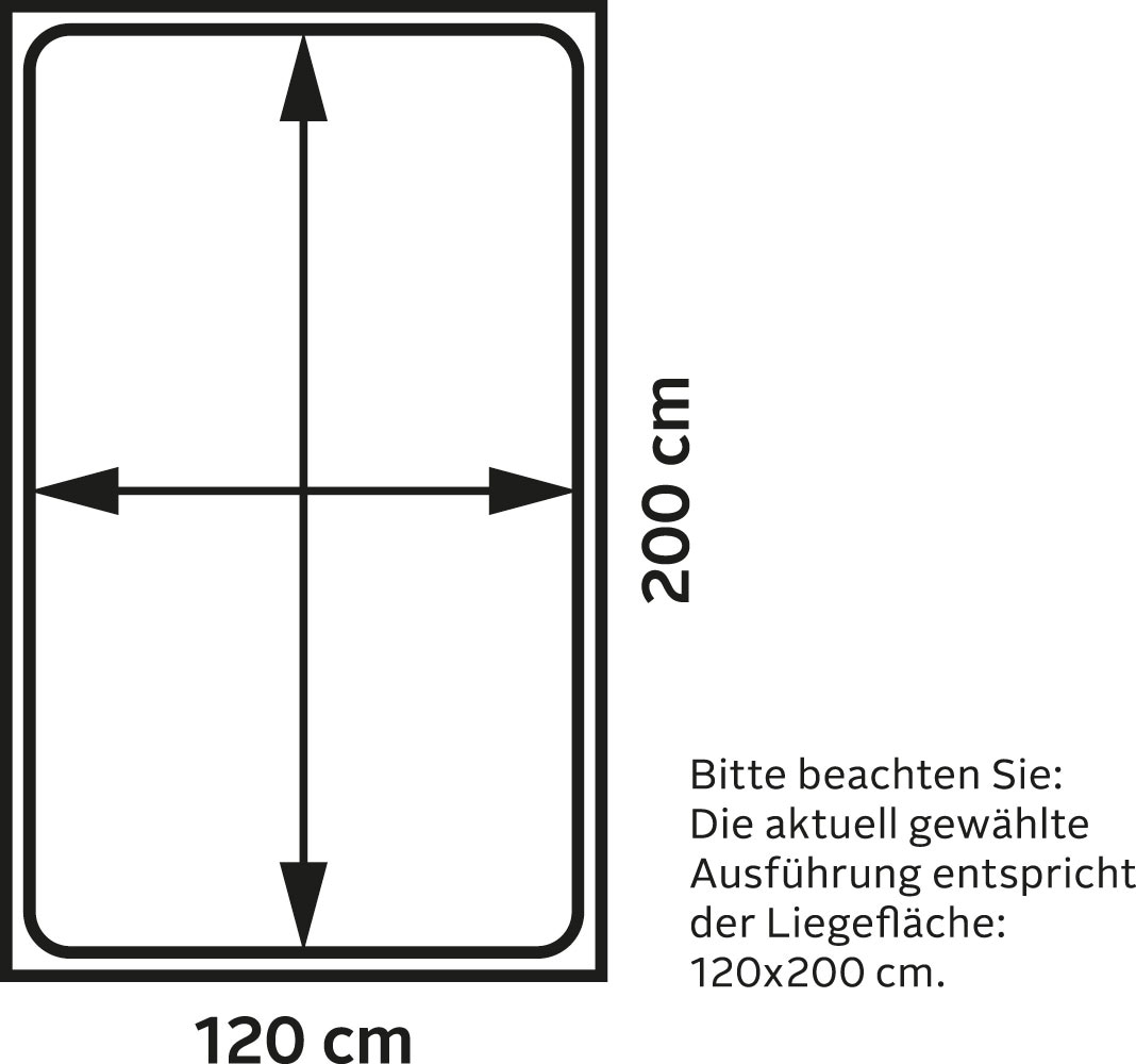 Westfalia Schlafkomfort Rundbett, mit Bettkasten