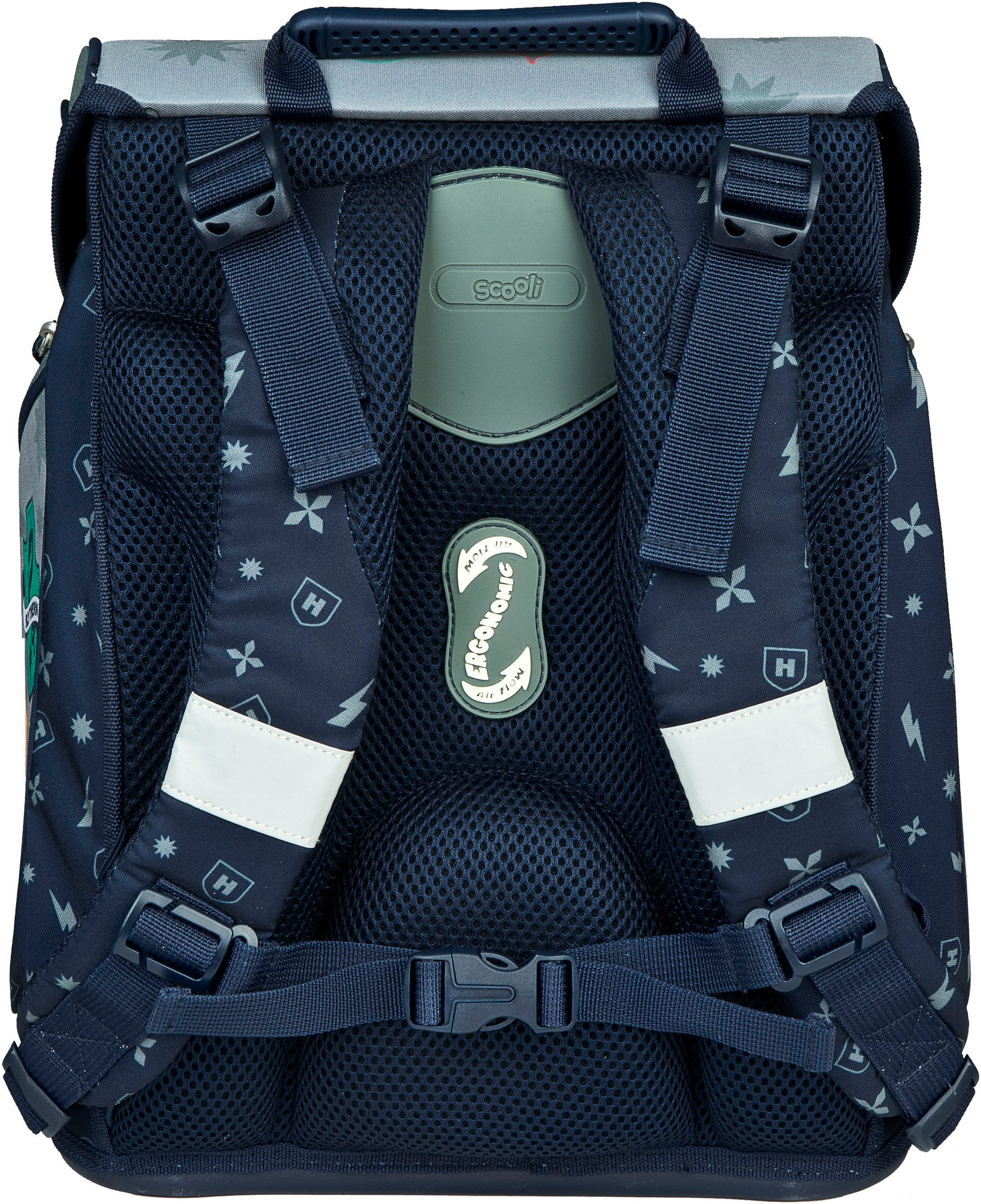 Scooli Schulranzen »EasyFit, Harry Potter Hogwarts«, Reflektoren