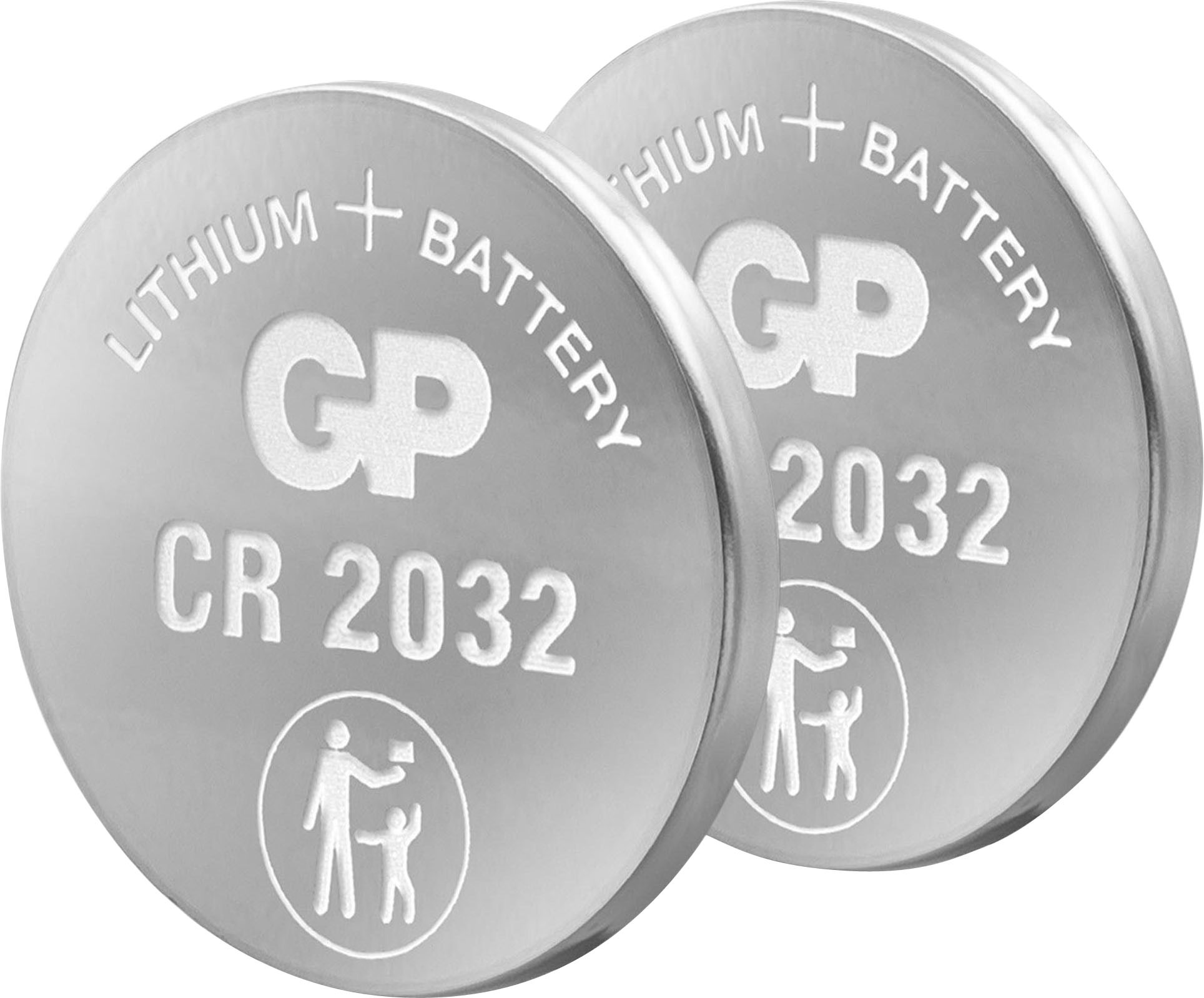 GP Batteries Knopfzelle »8 Stck CR2032 GP Lithium 3V«, 3 V, (Set, 8 St.)