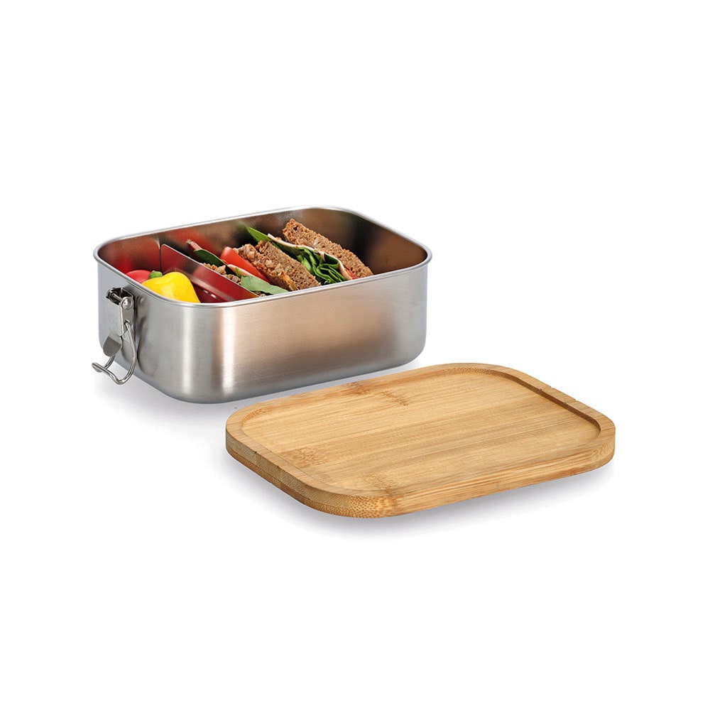 Zeller Present Lunchbox hochwertige Edelstahl Brotdose