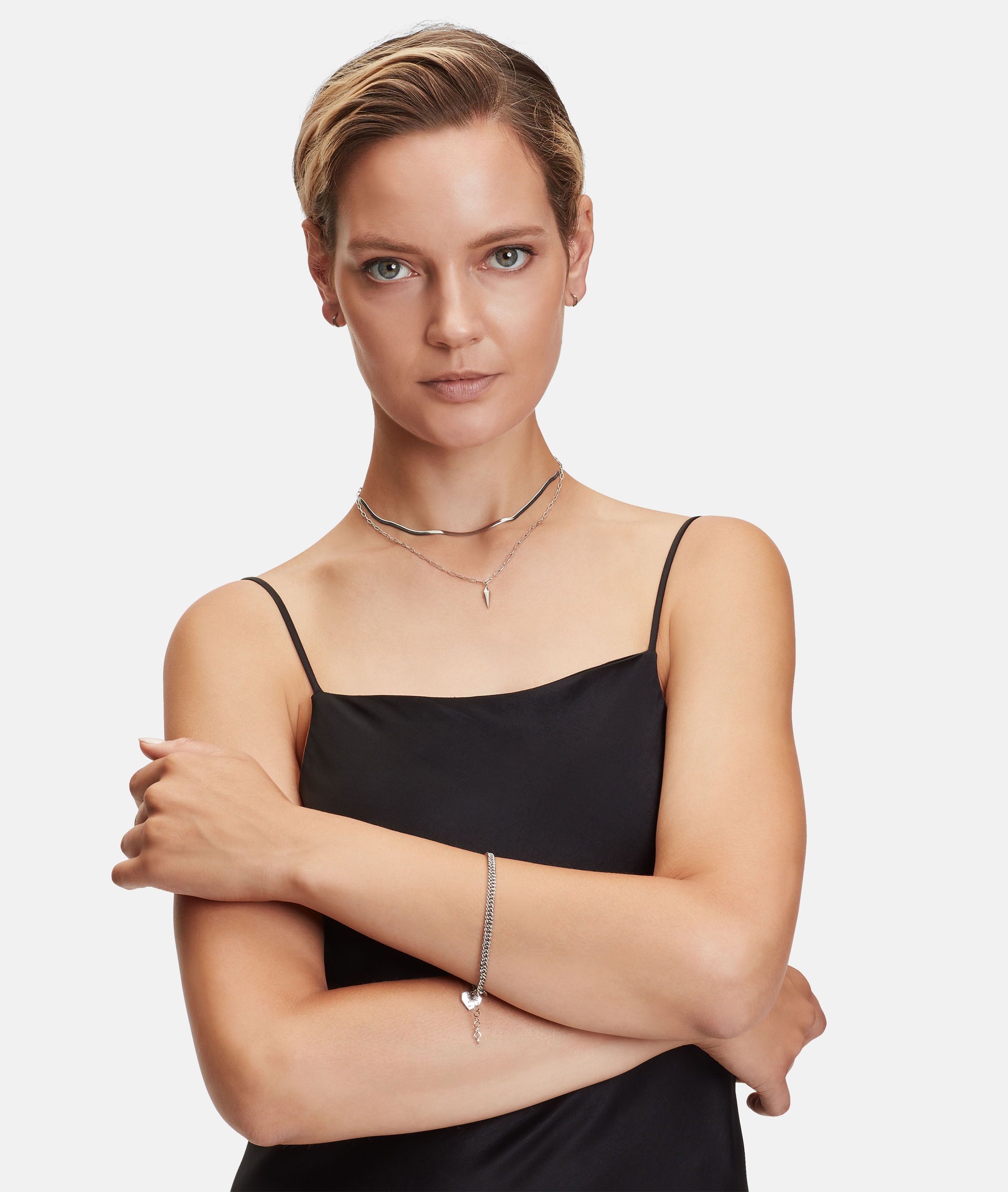 Liebeskind Berlin Armband »Schmuck Geschenk Edelstahl Armkette Herz, LJ-0854-B-21«