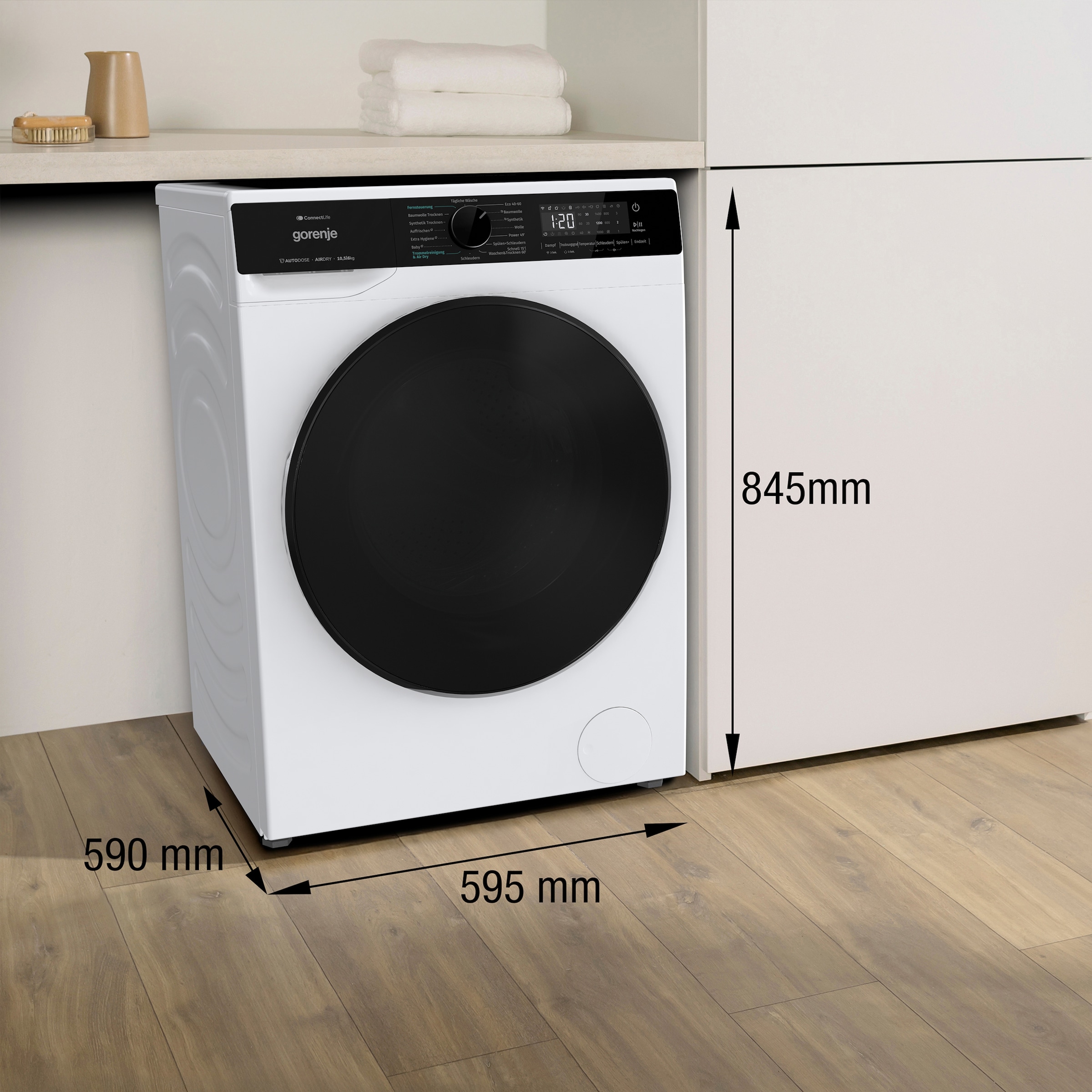 GORENJE Waschtrockner »WD2PA1X64ADAAW/DE«, Energieklasse A-20%
