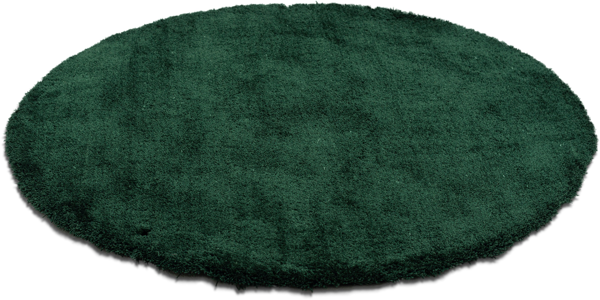 TOM TAILOR HOME Hochflor-Teppich »Shaggy Teppich Cozy«, rund, 25 mm Höhe, Uni Farben, auch in Pastell Farben, weich & kuschelig
