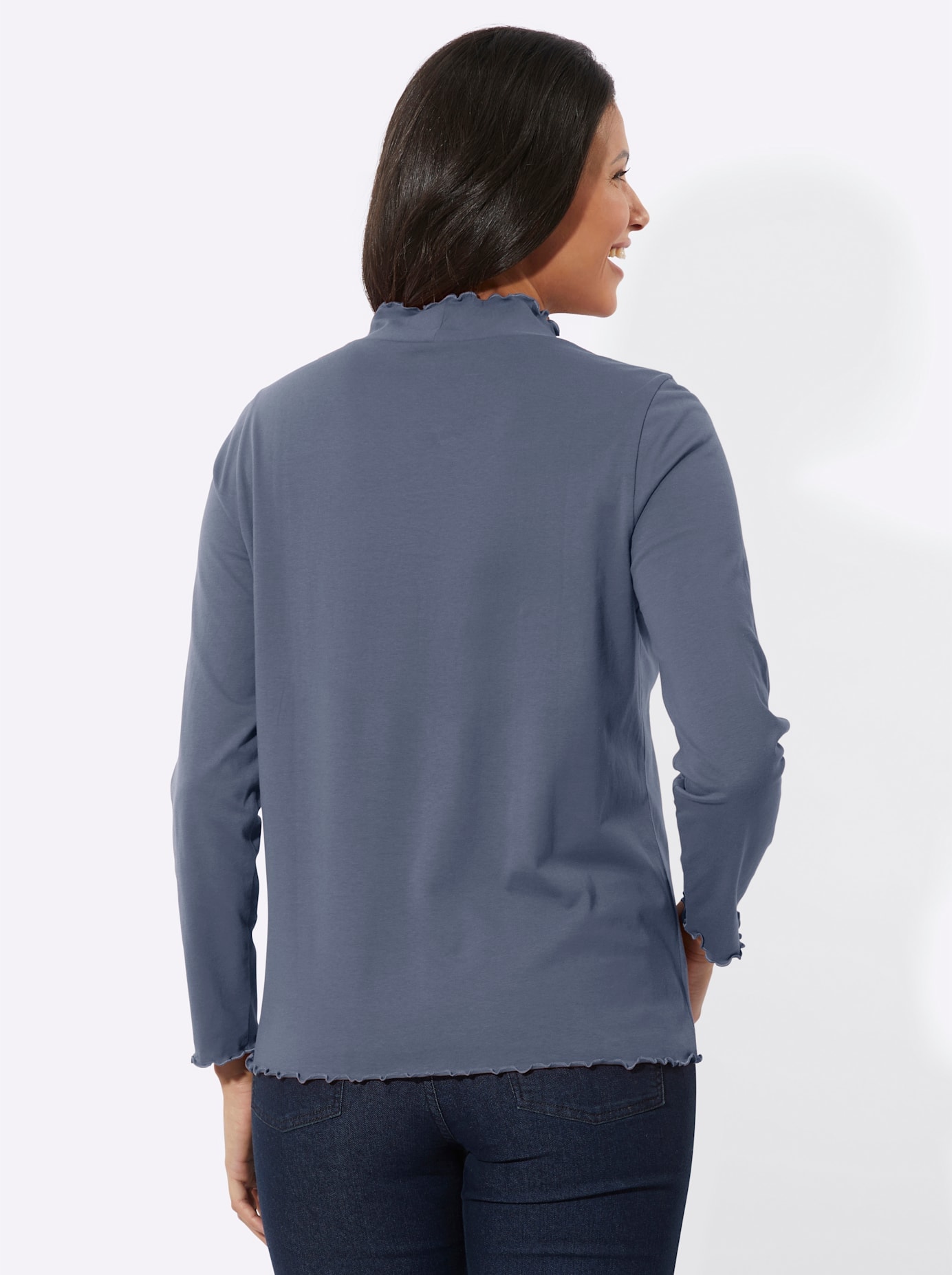 Classic Basics Langarmshirt »Stehkragen-Shirt« 1 Stk.