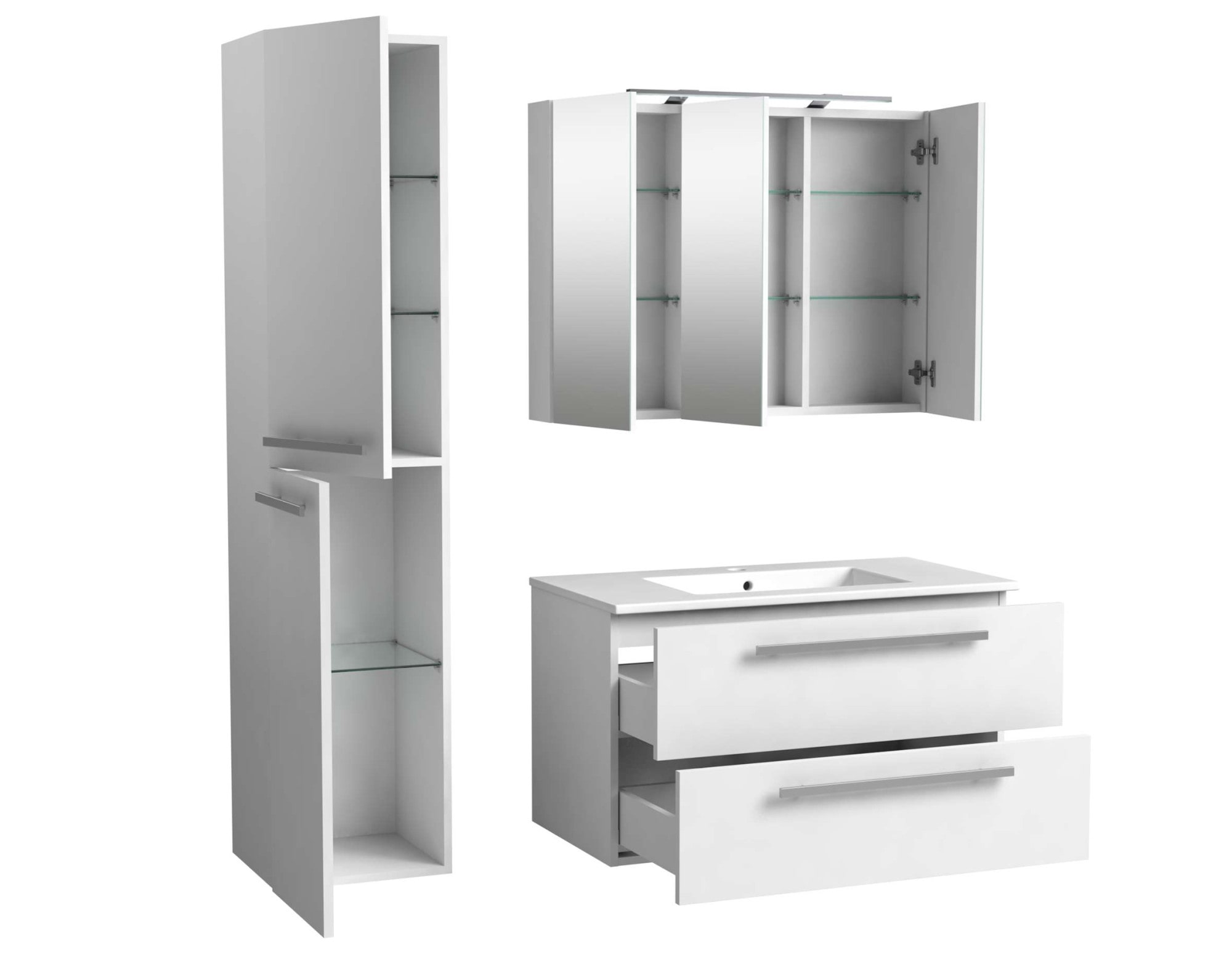 welltime Hochschrank »Serena« mit Soft-Close-Funktion, Breite 35 cm, FSC®-zertifiziertes Material
