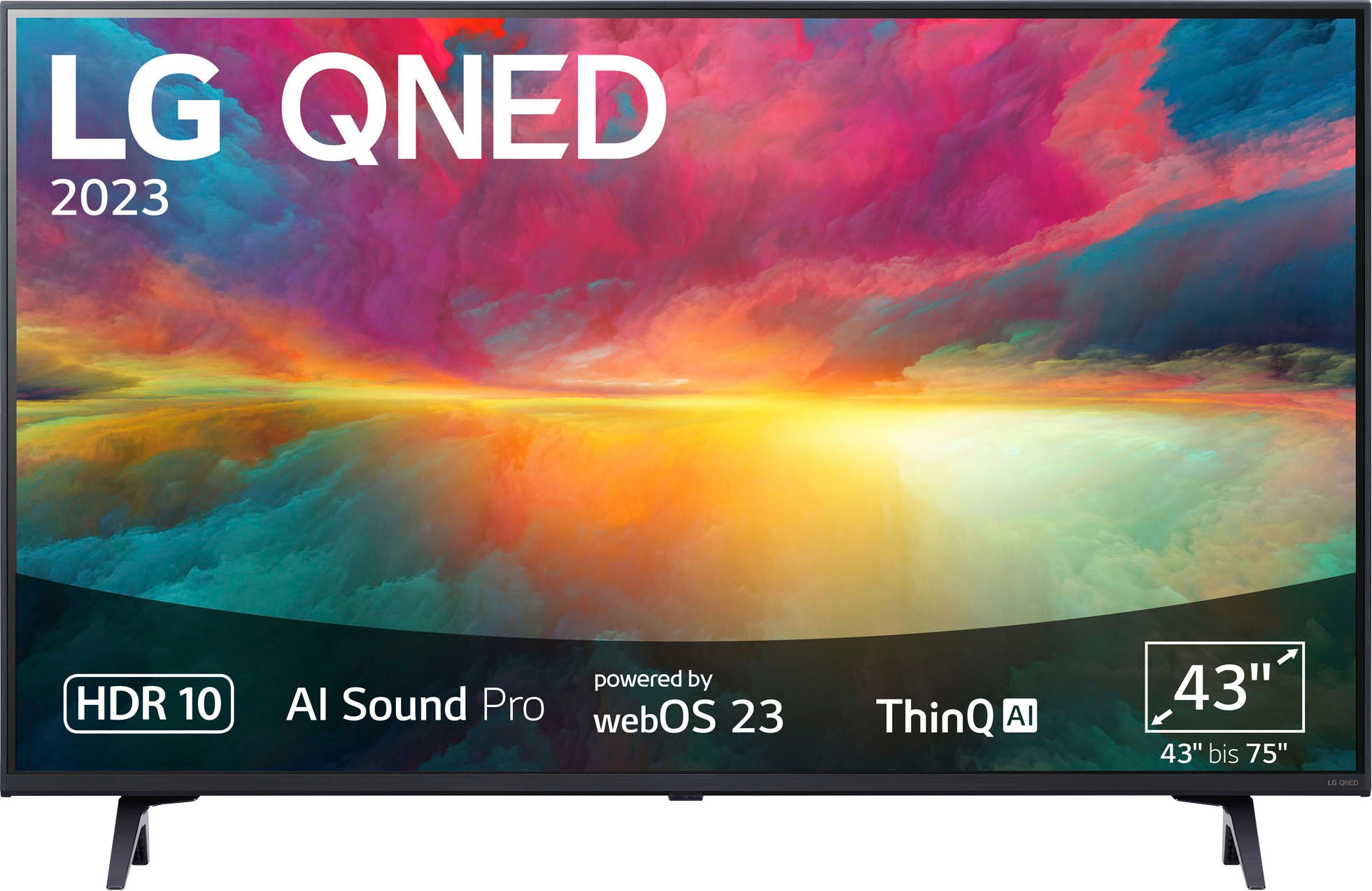 QNED-Fernseher »43QNED756RA«, 109 cm/43 Zoll, 4K Ultra HD, Smart-TV, QNED,α5 Gen6 4K...