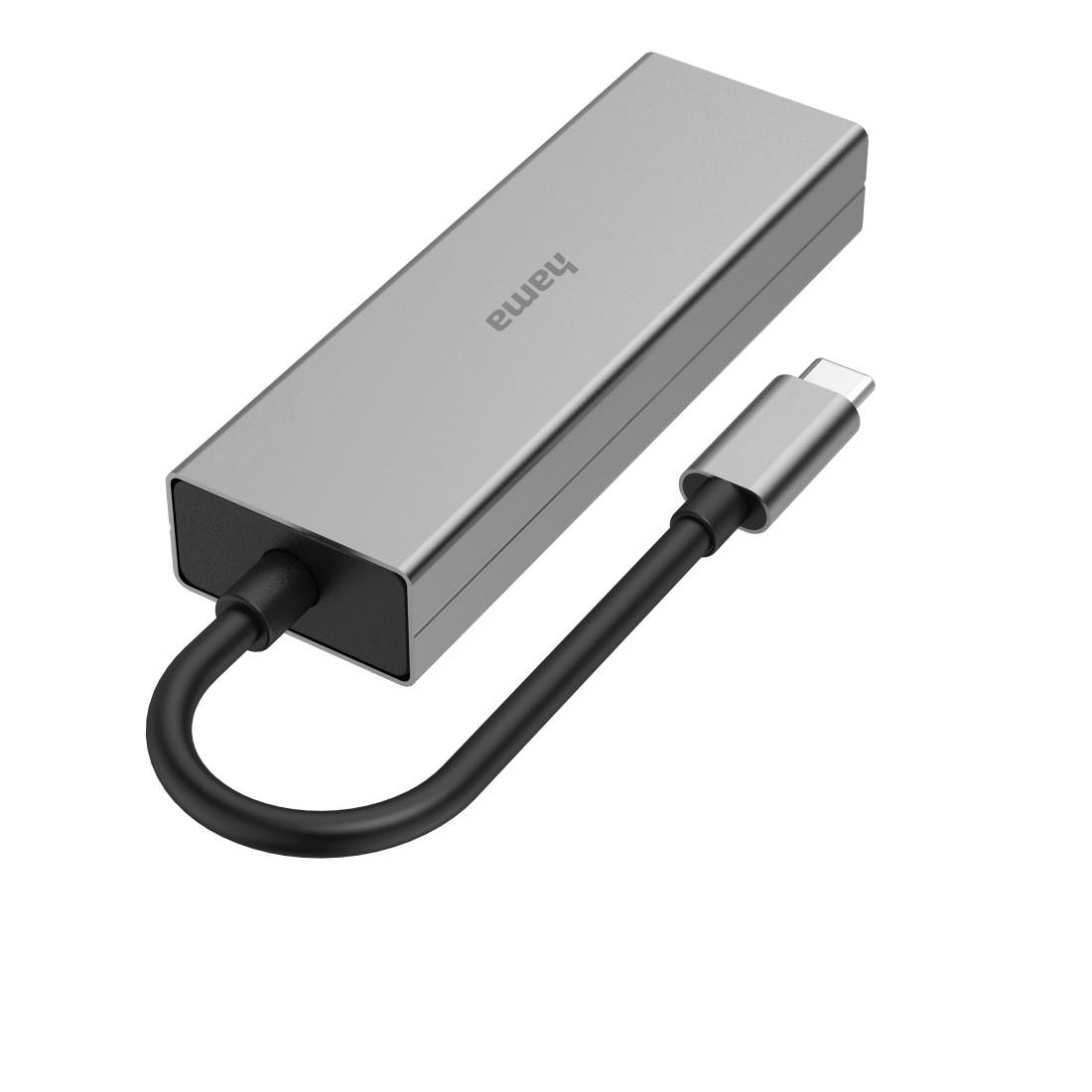 Hama USB-Adapter »USB-C-Hub, 4 Ports, 2x USB-A, 2x USB-C, USB 3.2 Gen1, 5 Gbit/s«, USB-C zu USB 3.2 Gen 1 Type A-USB-C, 15 cm
