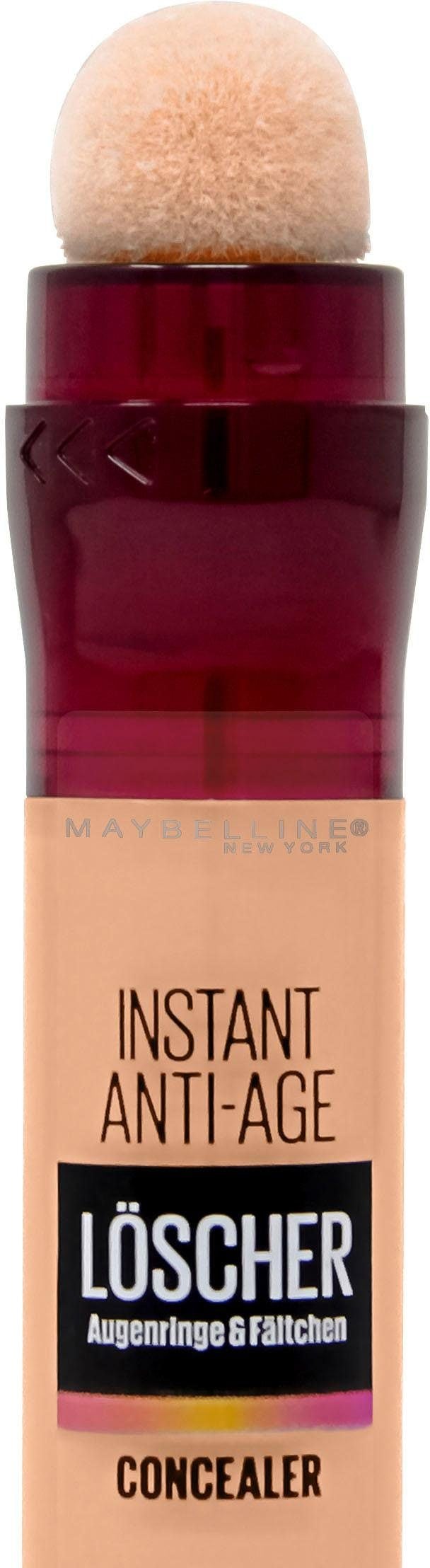 MAYBELLINE NEW YORK Concealer »Instant Anti-Age Effekt«, mit hoher Deckkraft