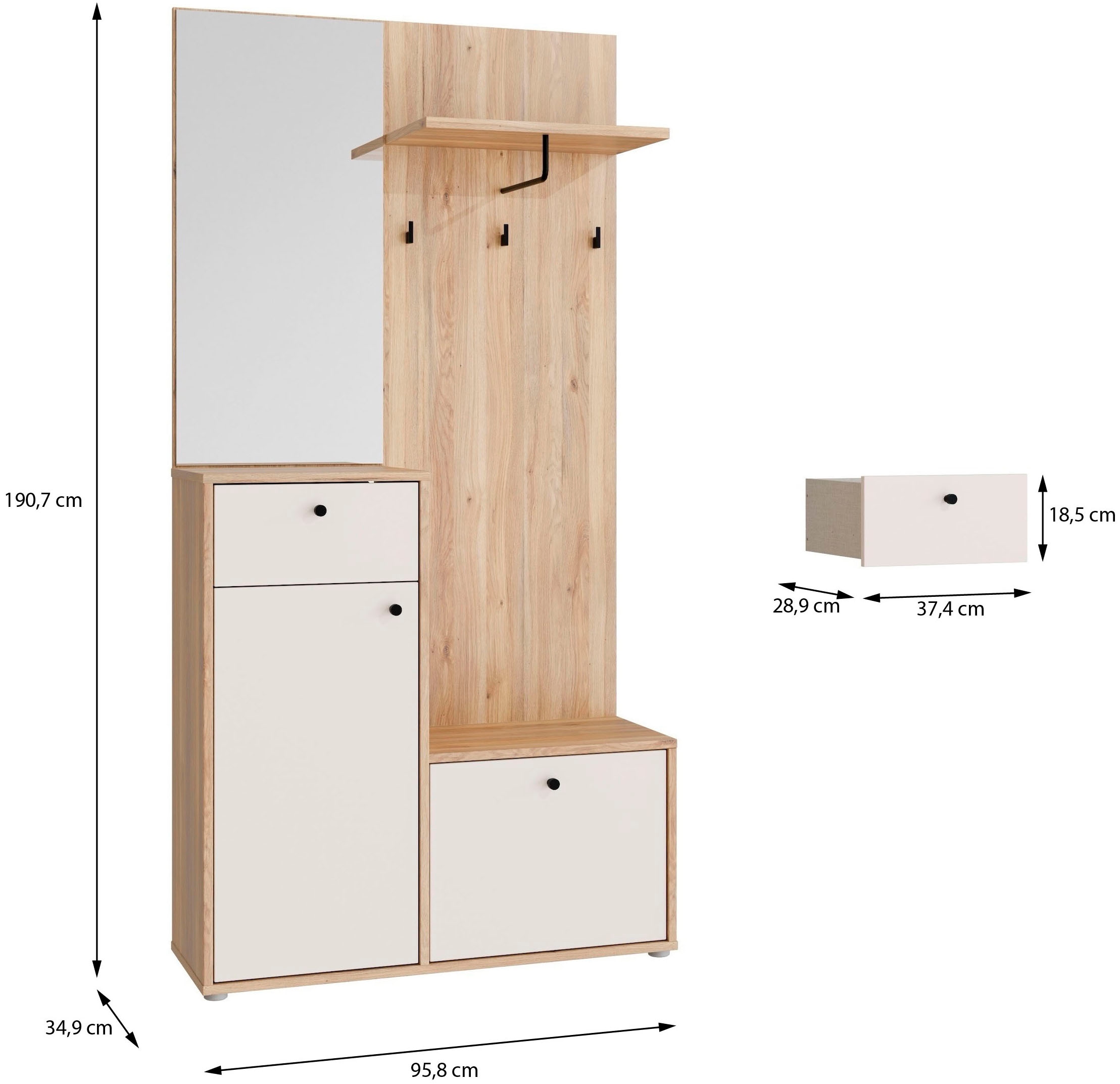 FORTE Kompaktgarderobe